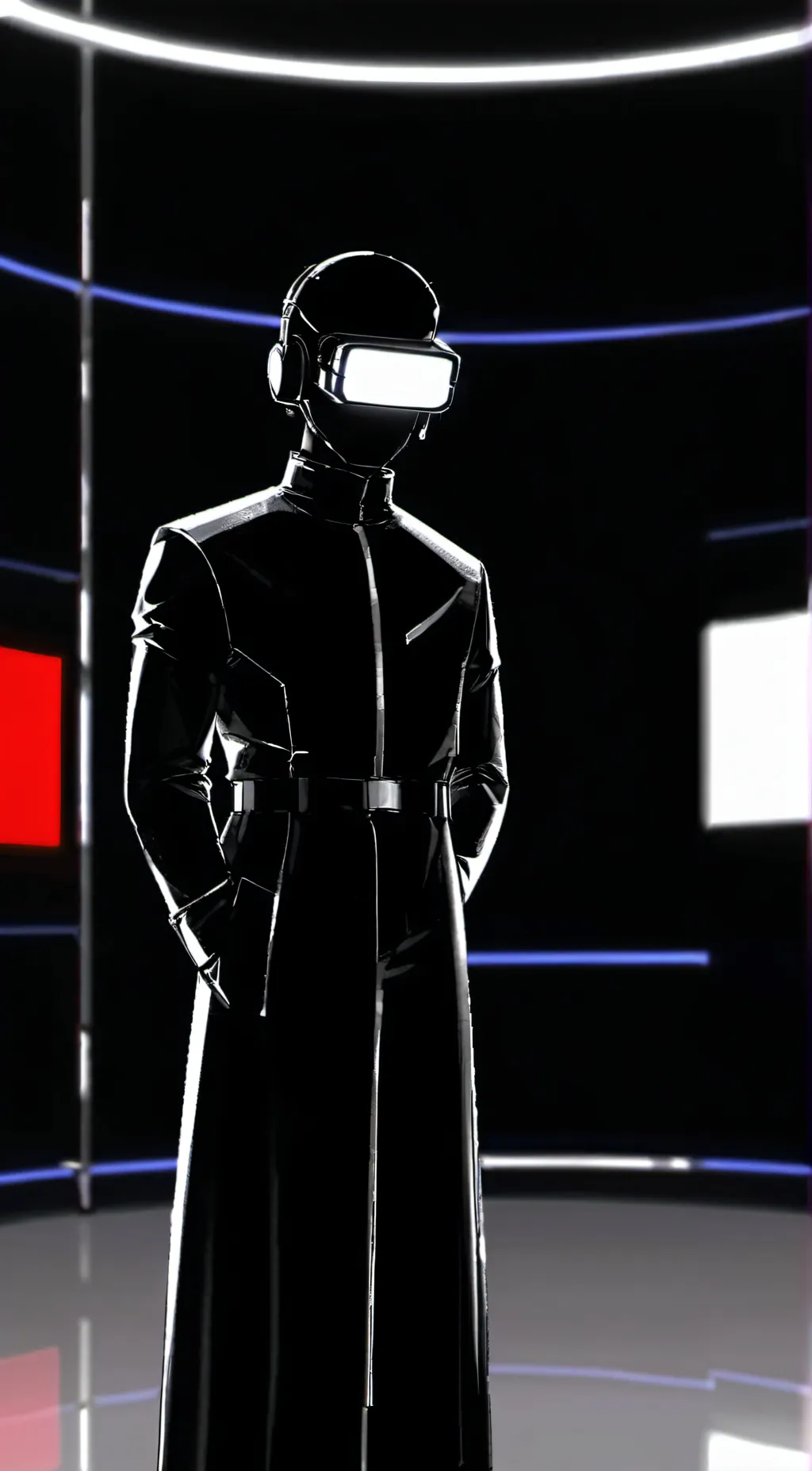 ai character: large TVman background