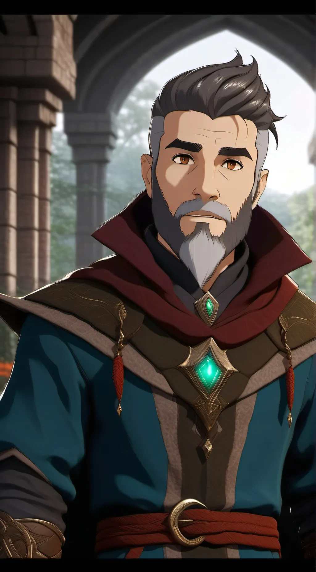 ai character: viren background