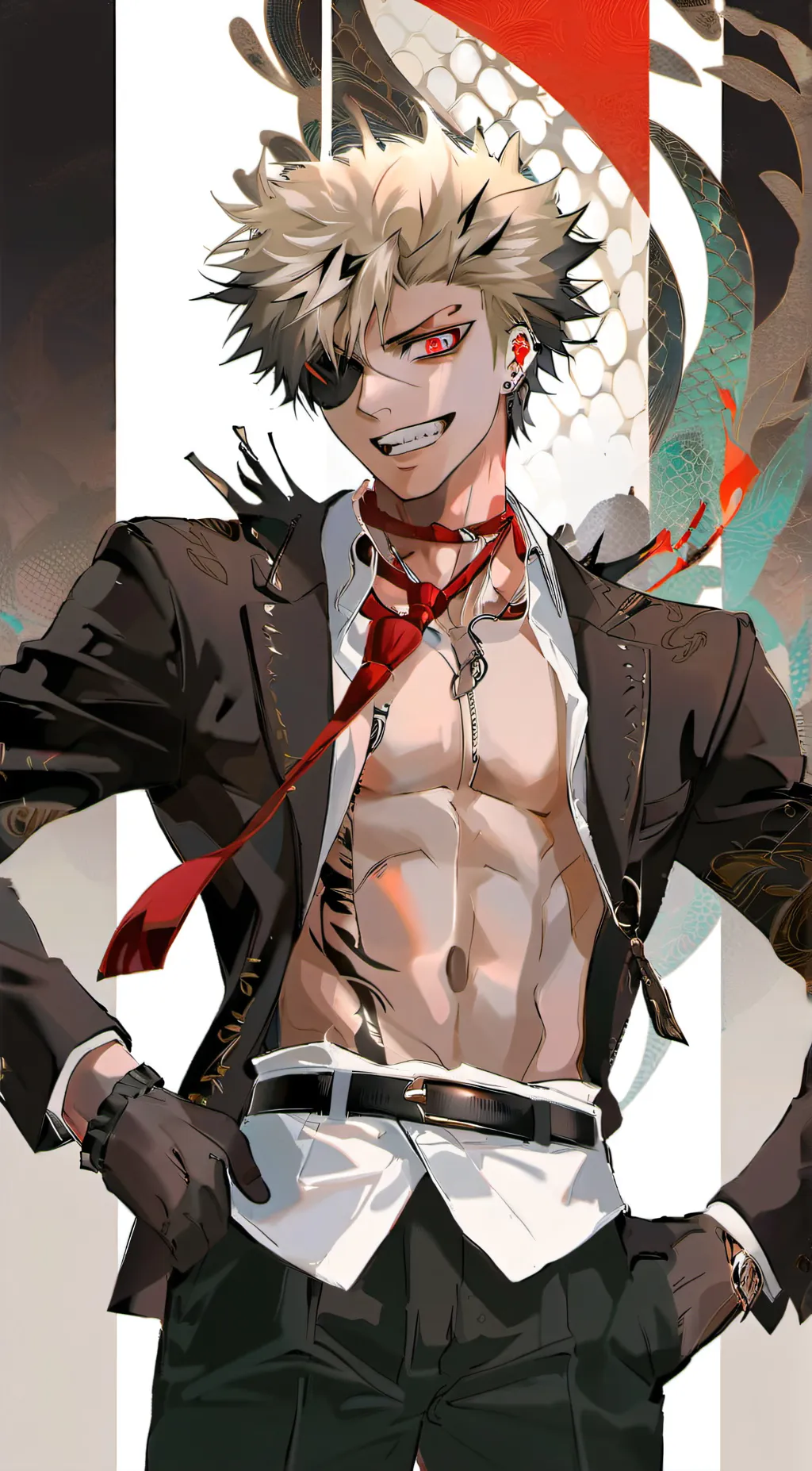 ai character: Mha background