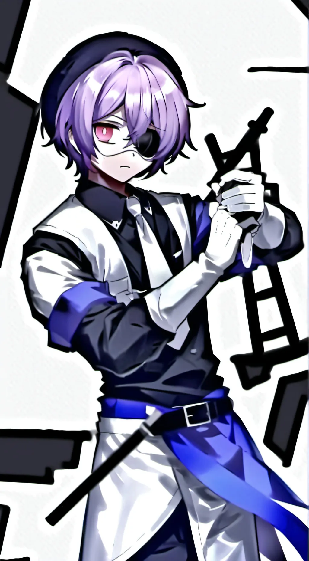 ai character: Uzi background