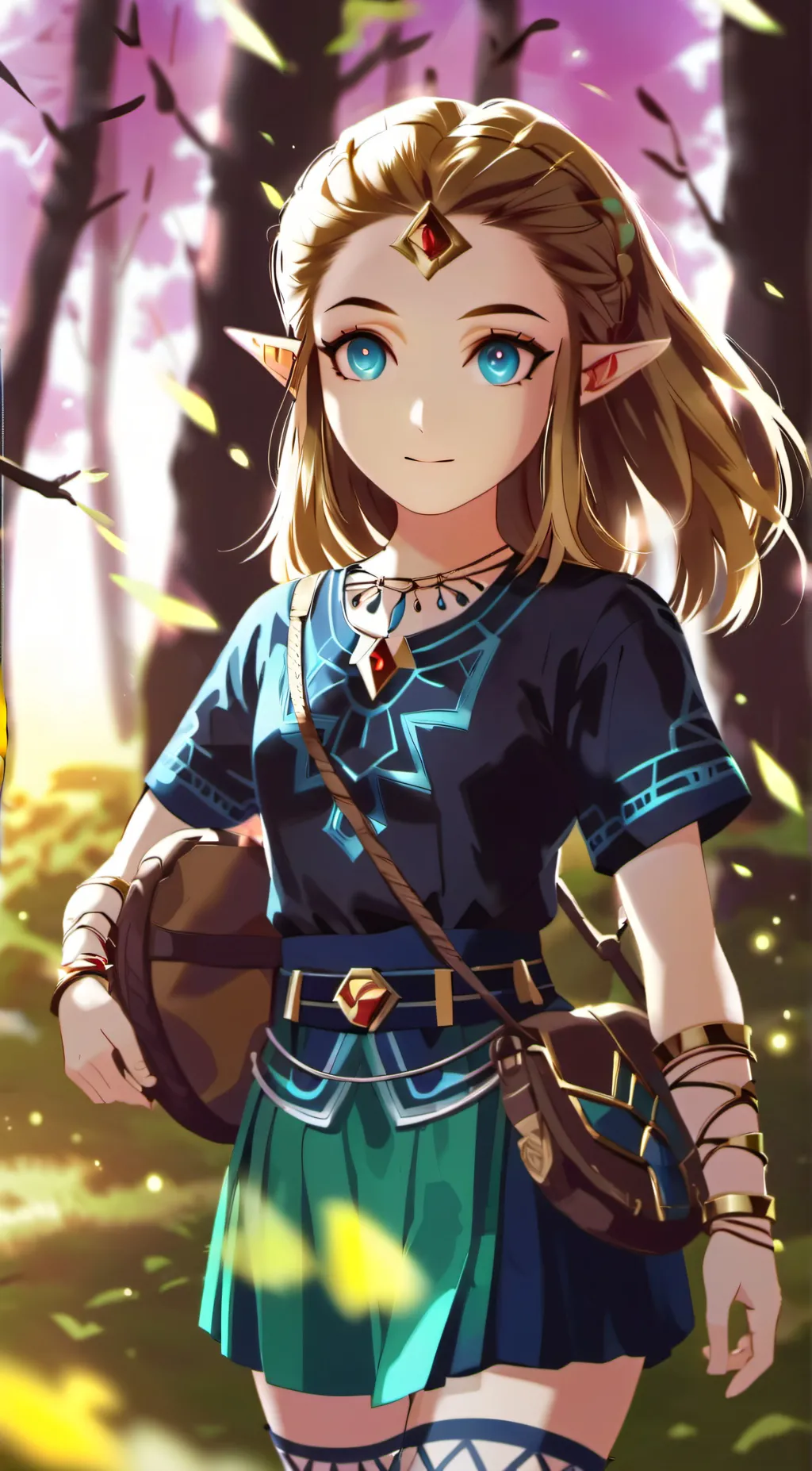 ai character: Zelda background