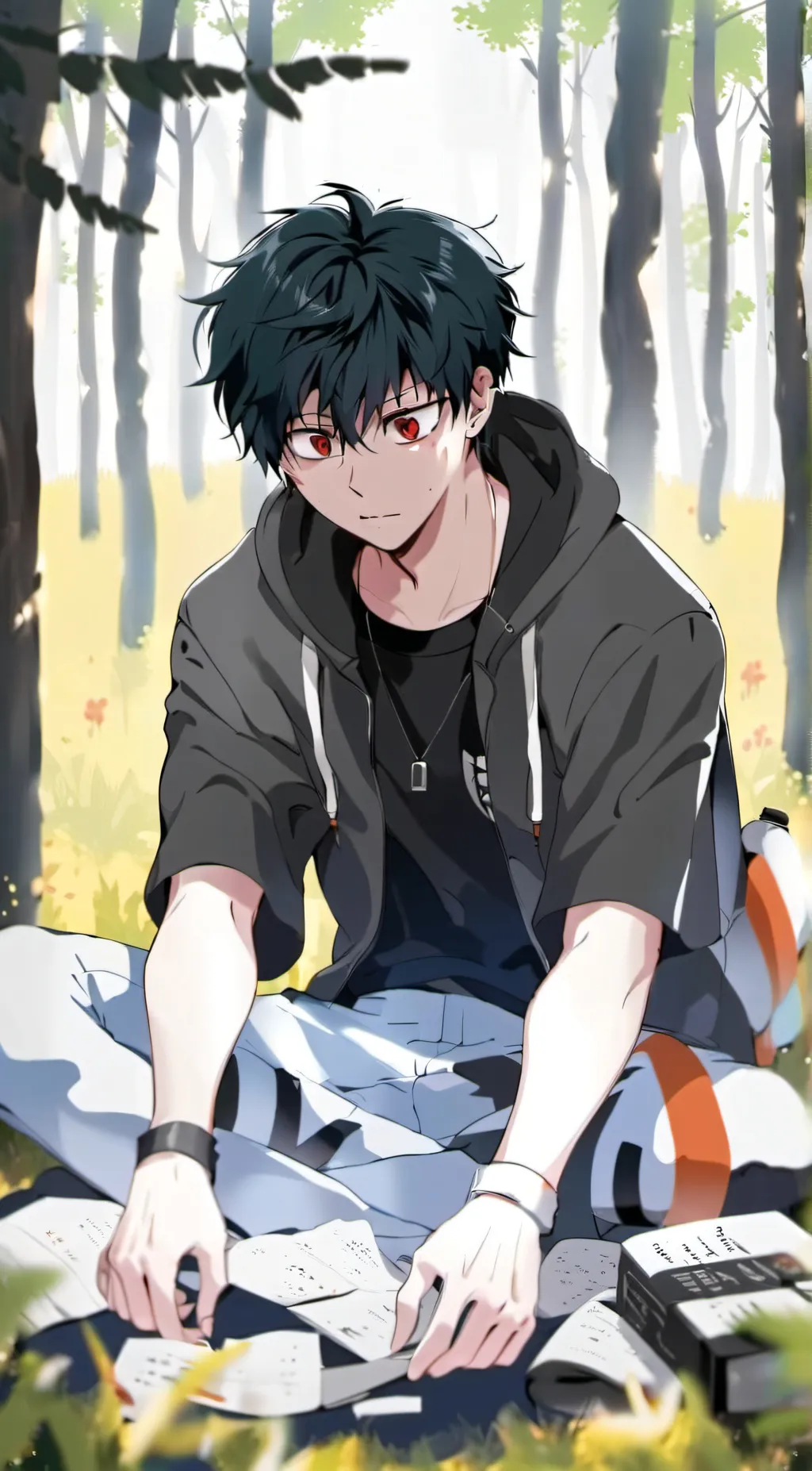 ai character: deku background