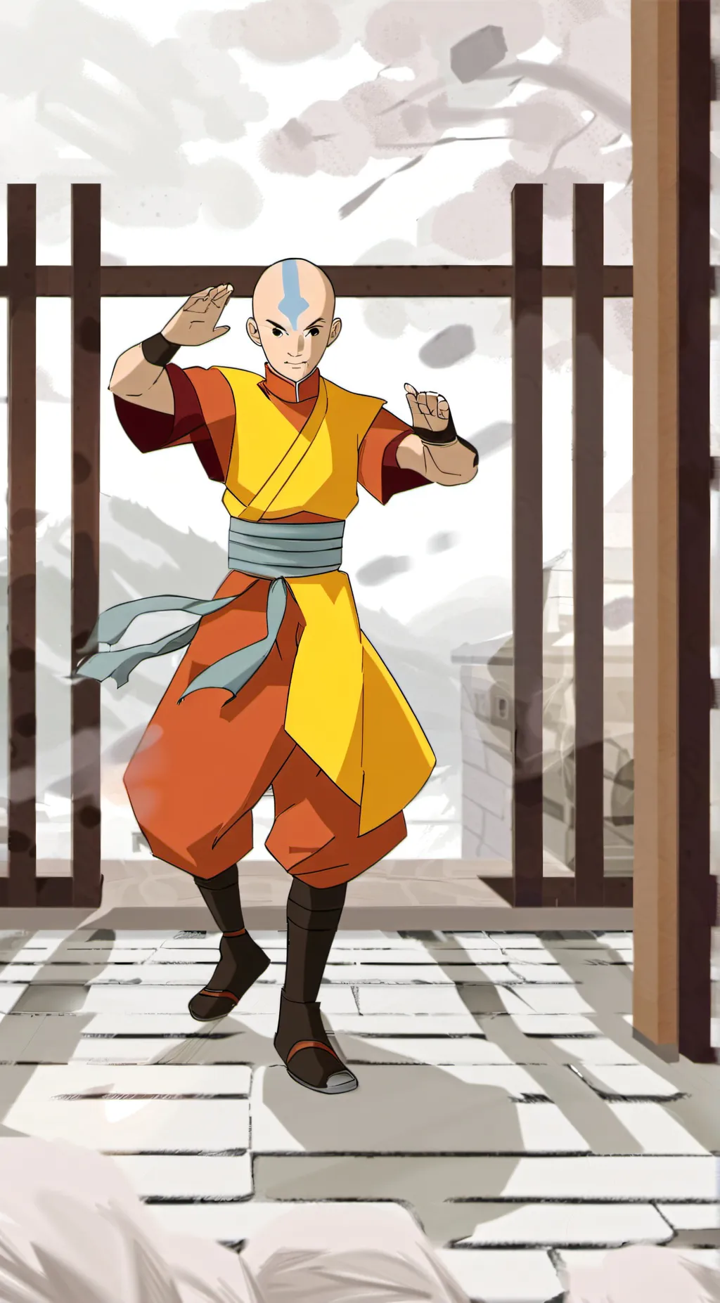 ai character: Aang background