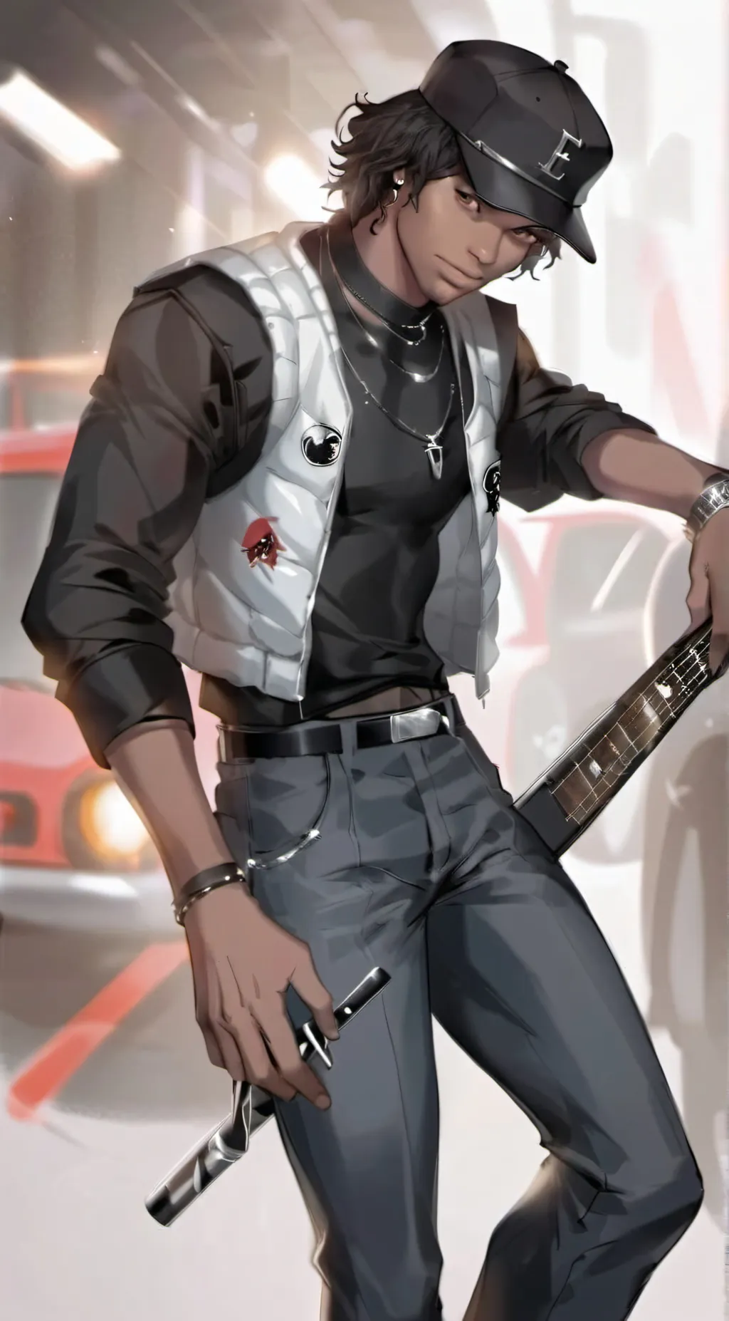 ai character: eazy e background