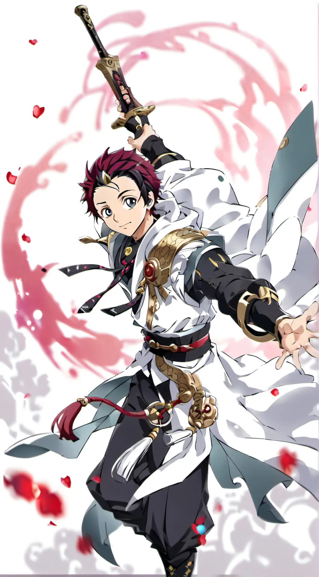 ai character: tanjiro background