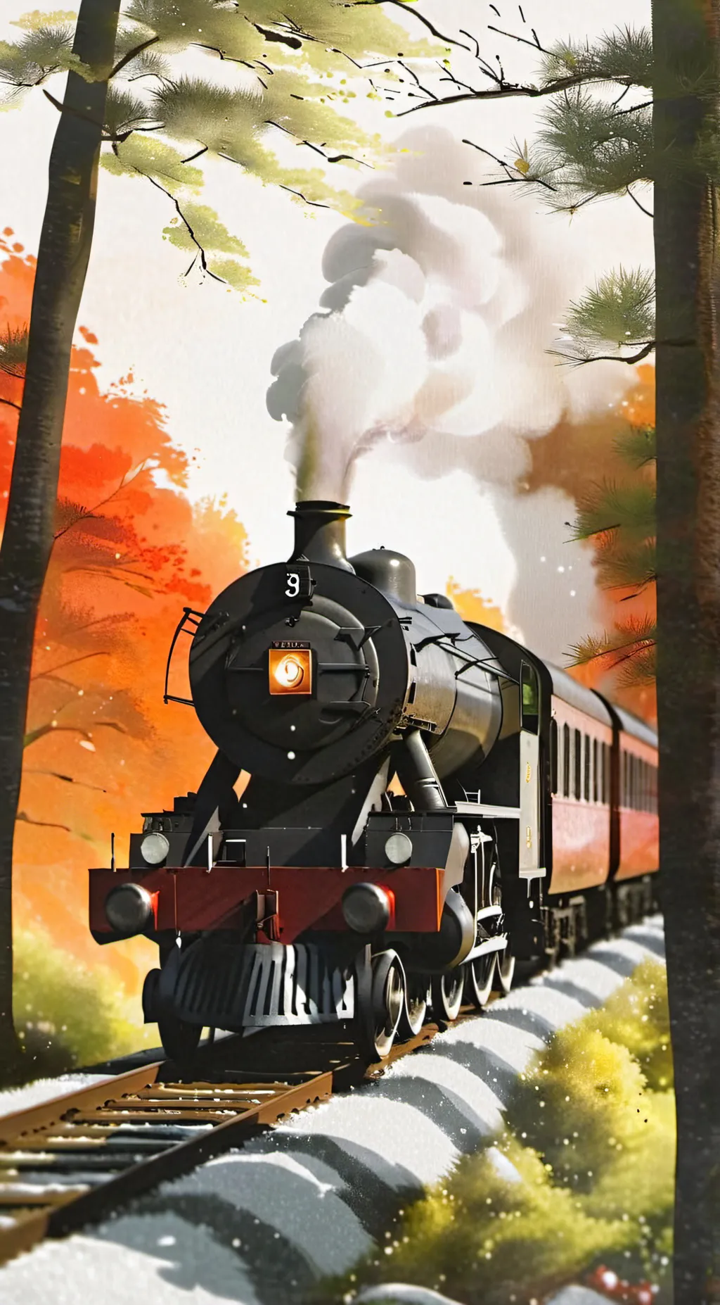 ai character: hogwarts express background