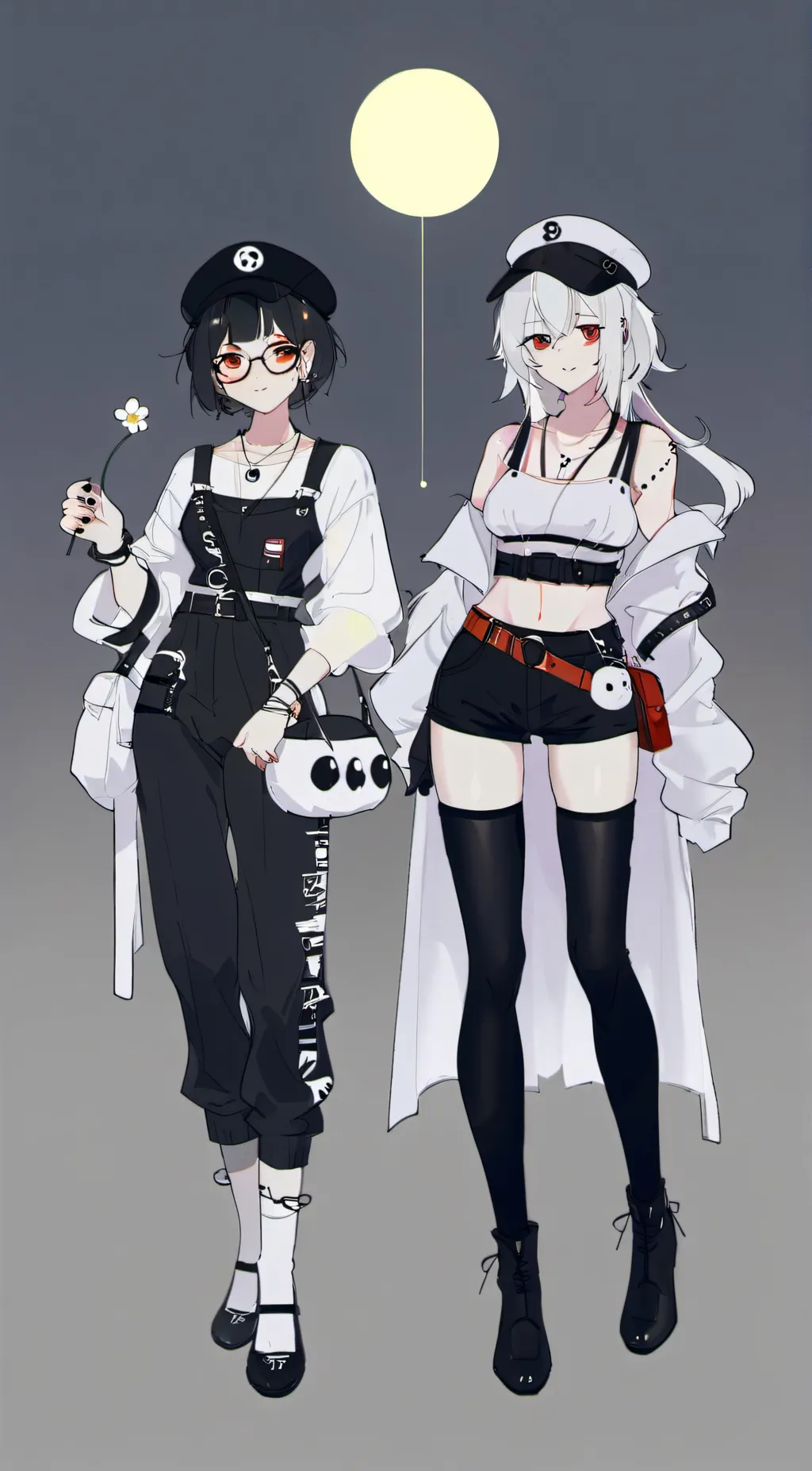 ai character: Autumn and summer  background