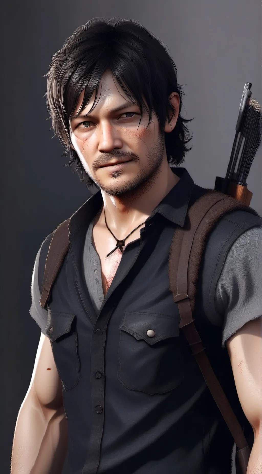 ai character: daryl dixon background