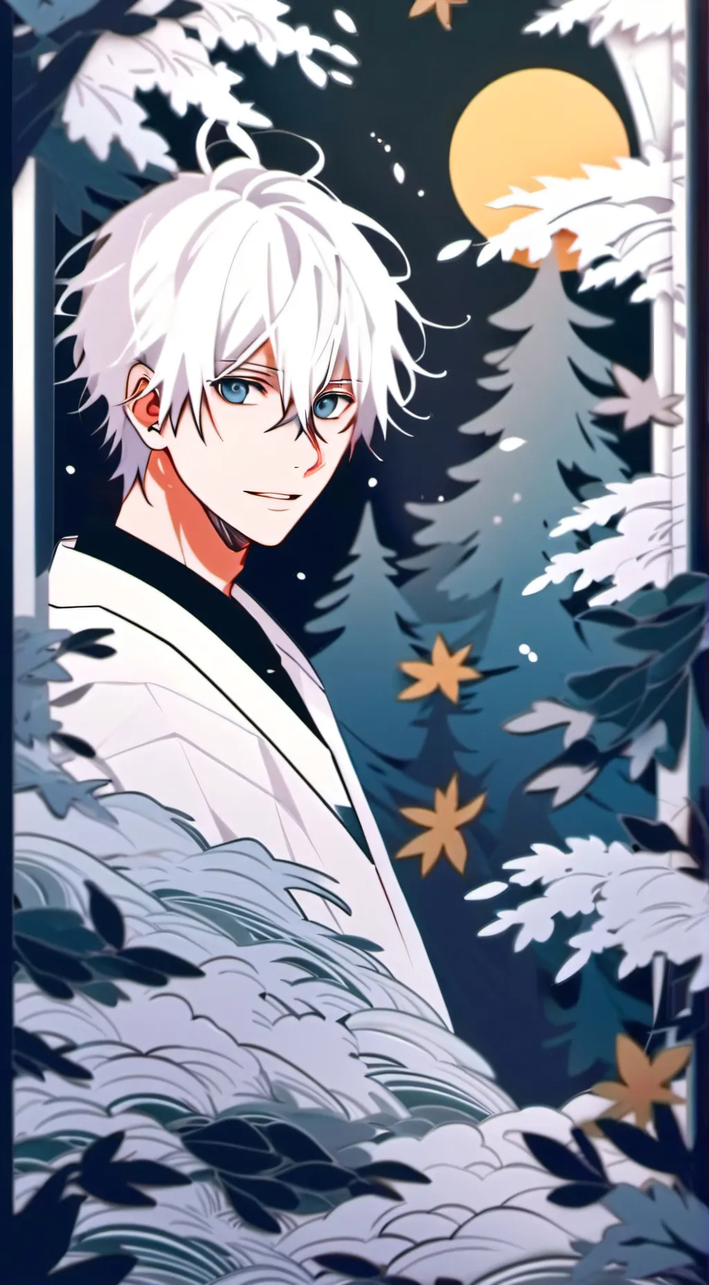 ai character: 𝐺𝑜𝑗𝑜 𝑆𝑎𝑡𝑜𝑟𝑢 background