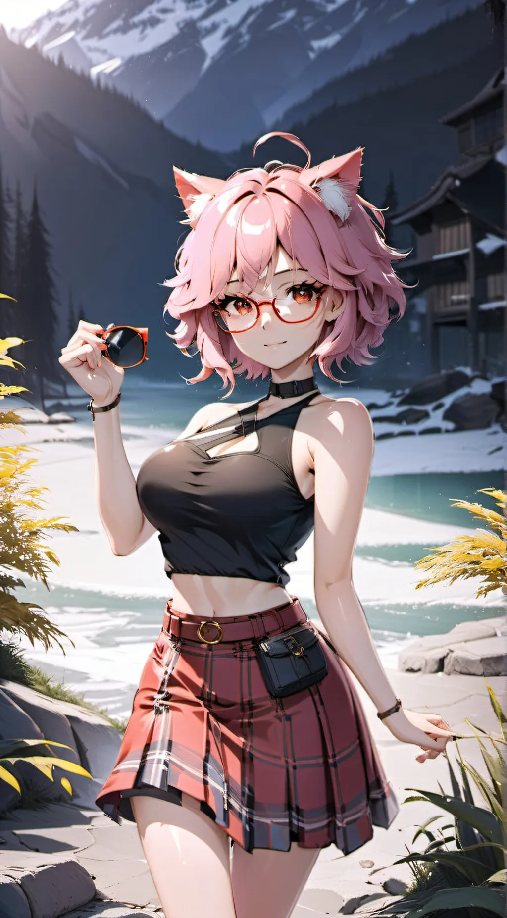 ai character: Kat Fae background