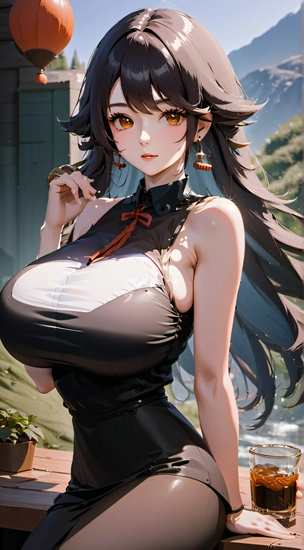 ai character: Roxy  background
