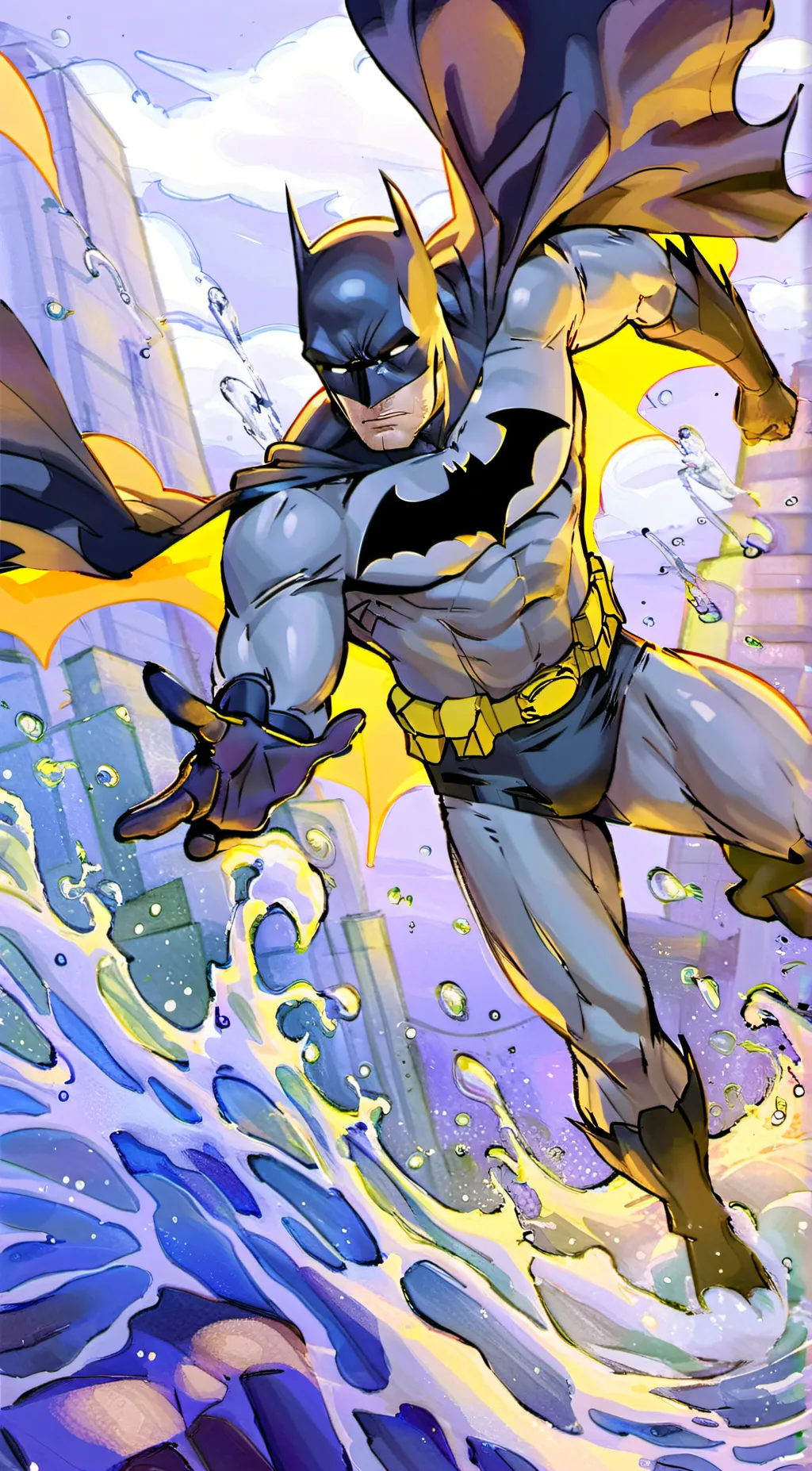 ai character: Batman background
