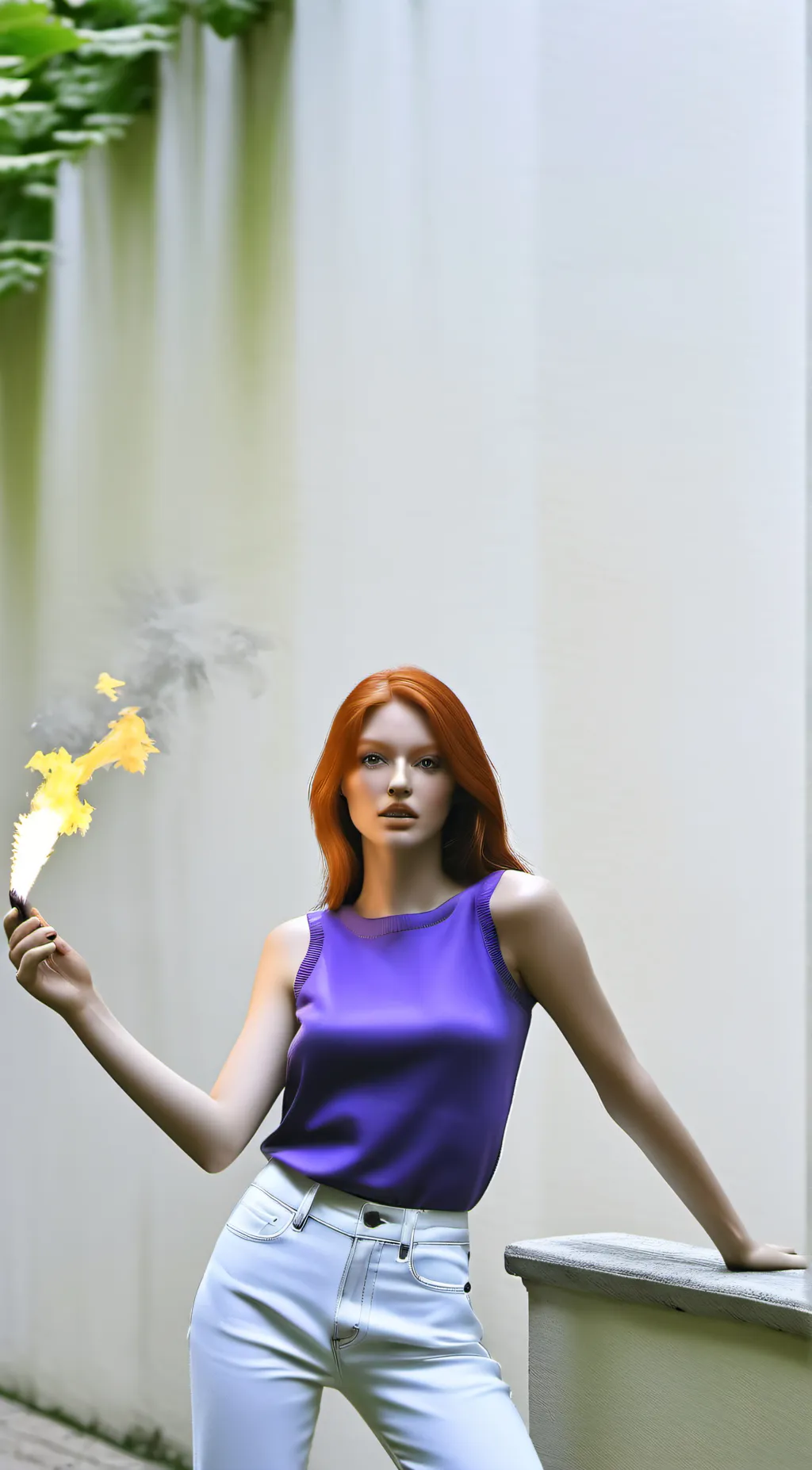 ai character: Claire Dearing  background
