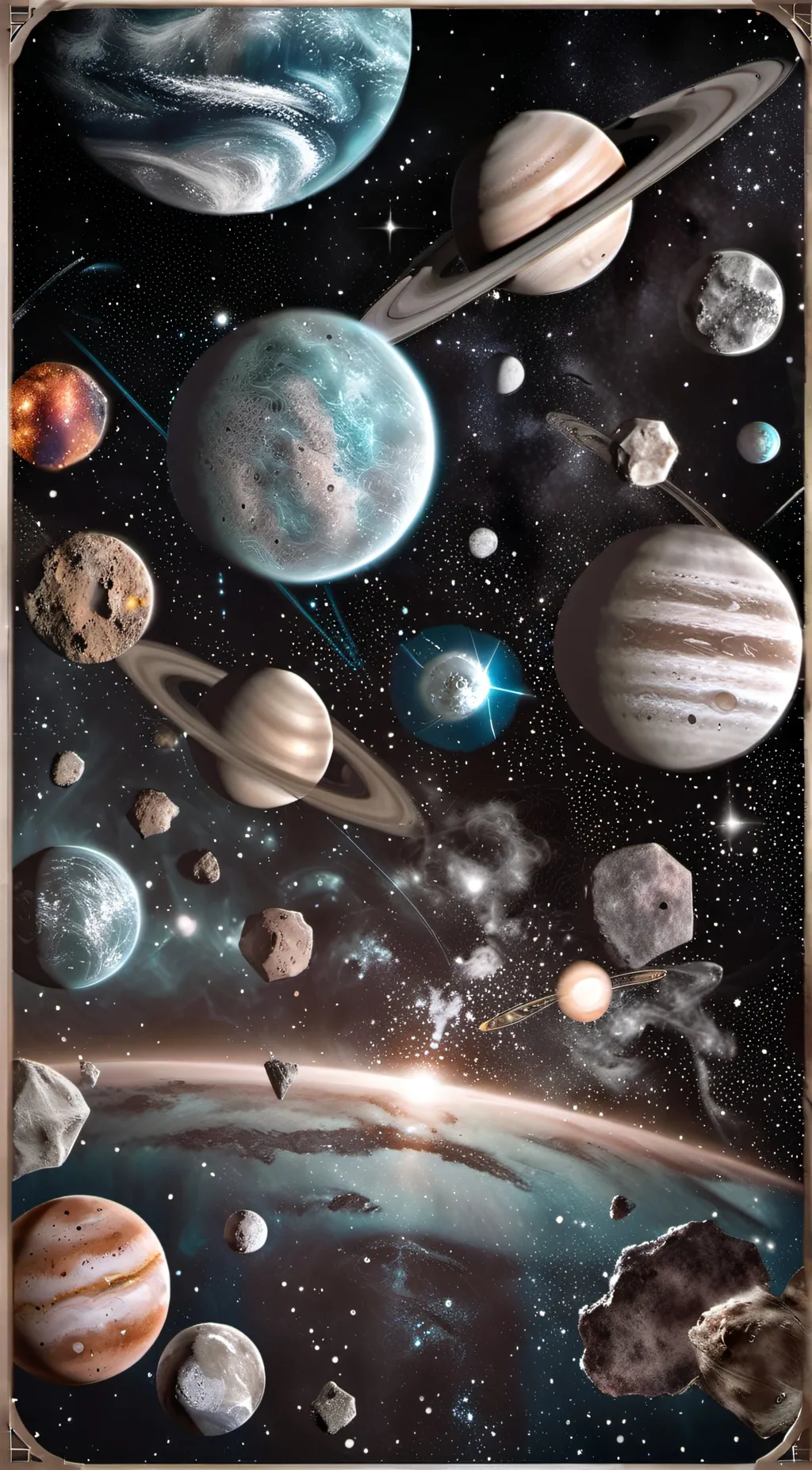 ai character: The Universe background