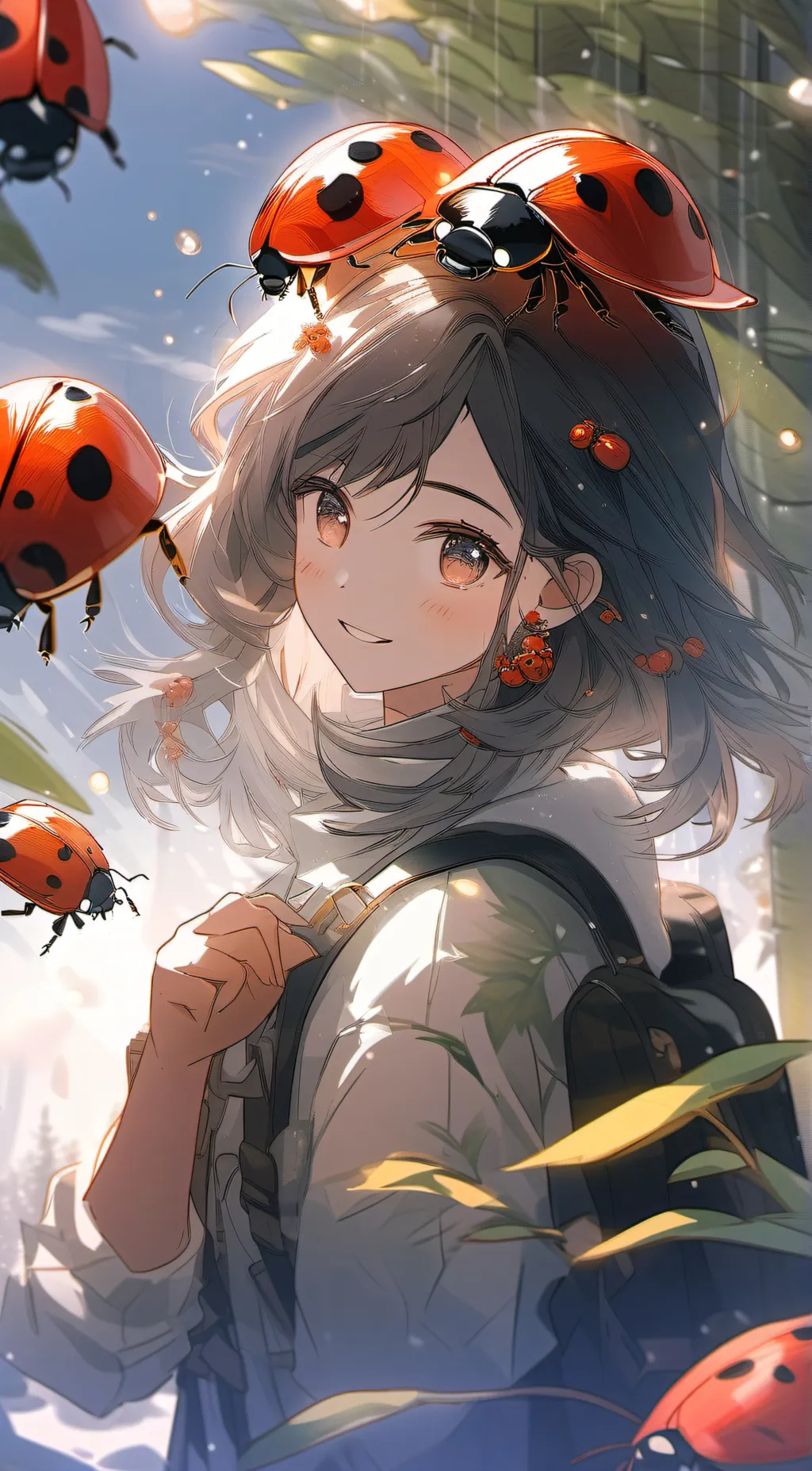 ai character: Ladybug background