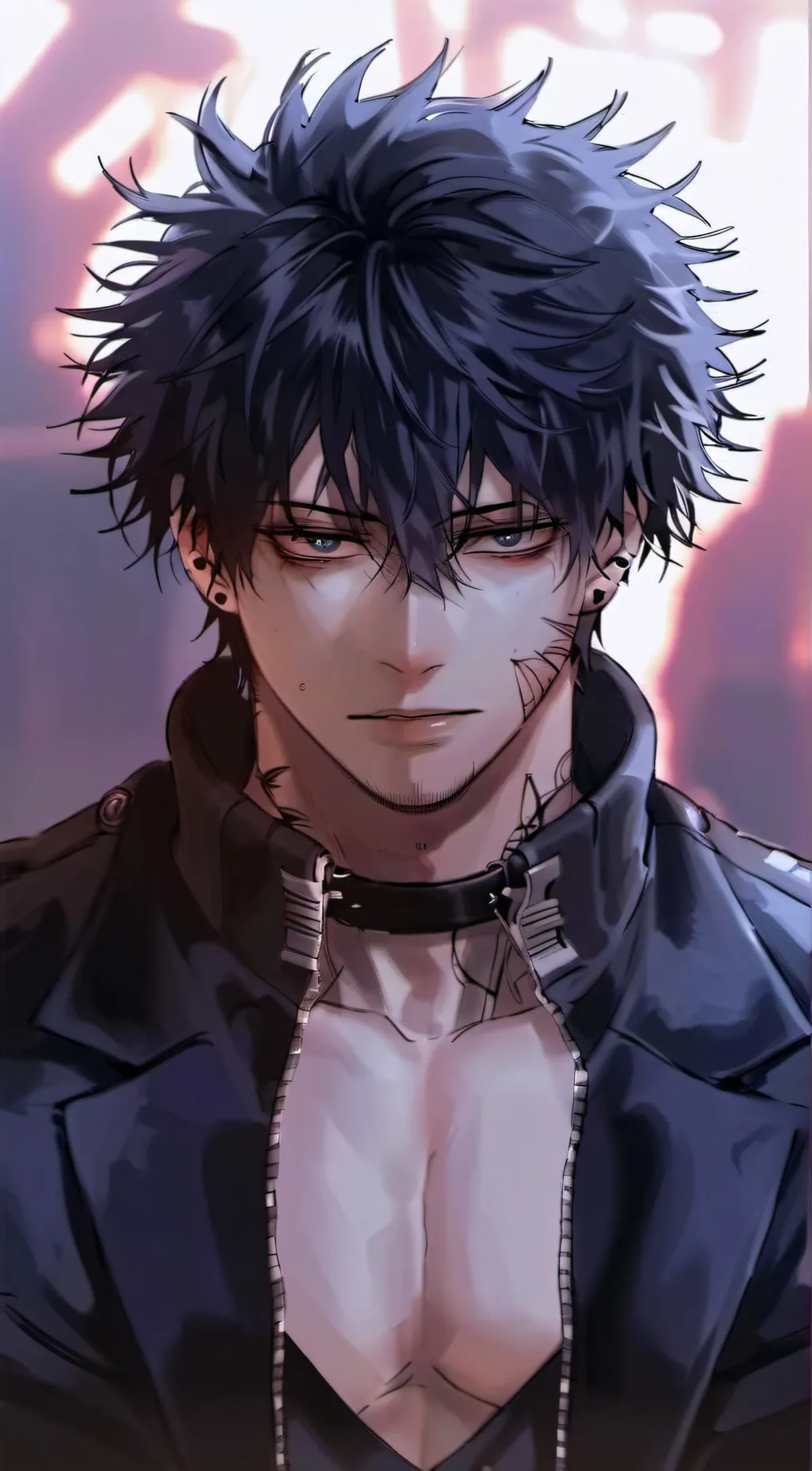 ai character: Touya Todroki/dabi background