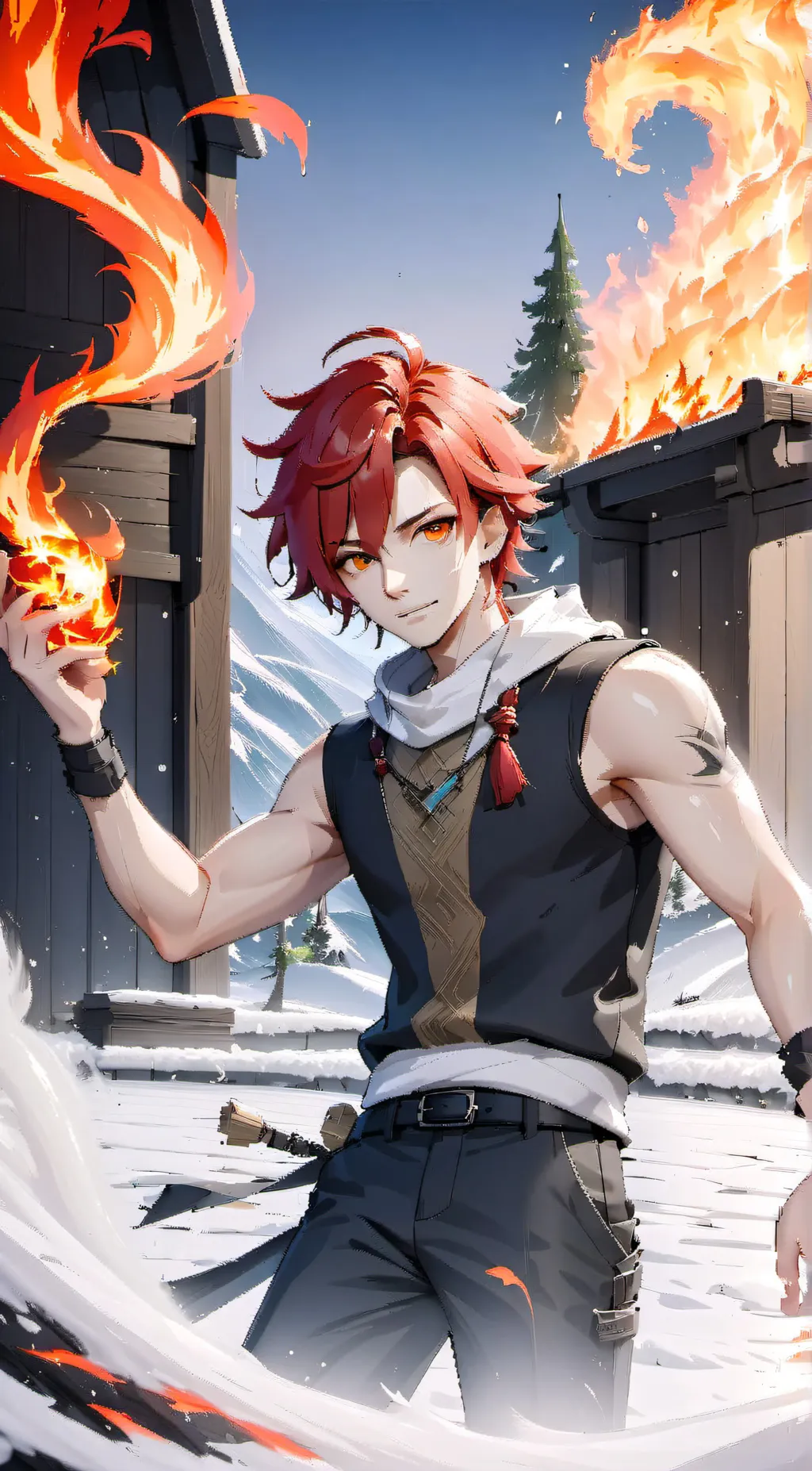 ai character: Kai background