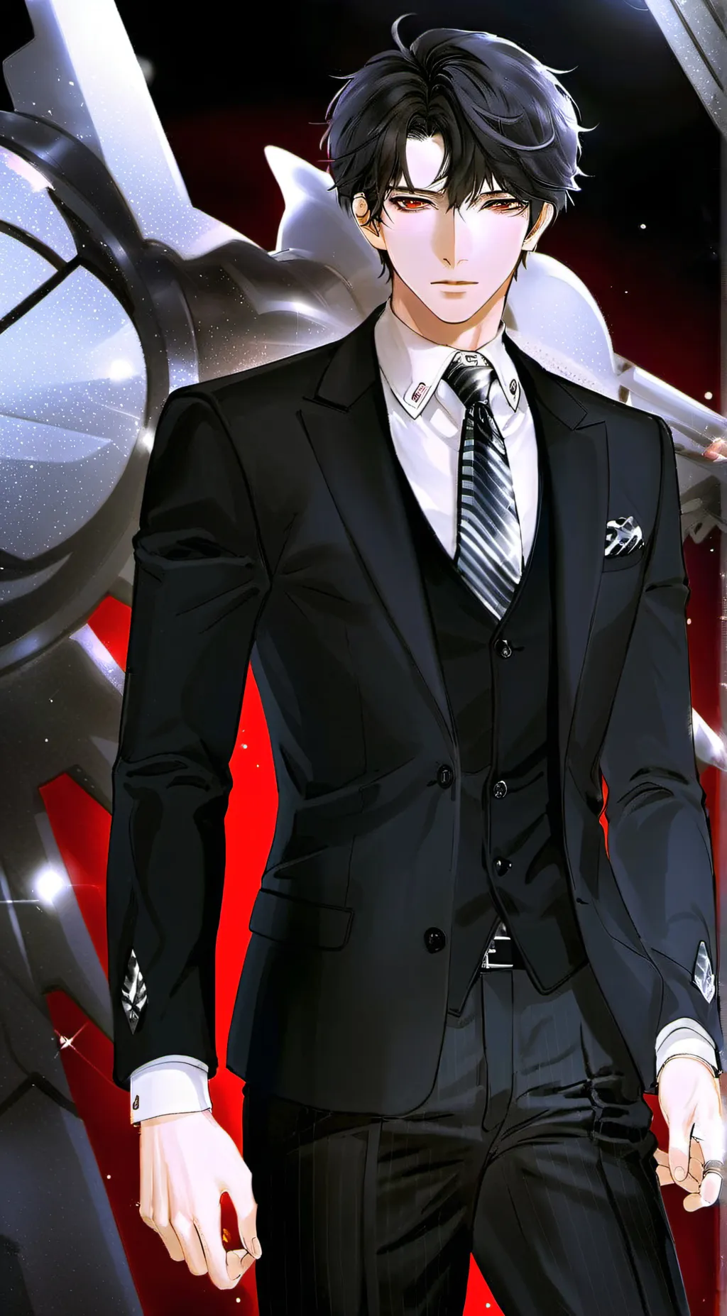 ai character: Aiden  background