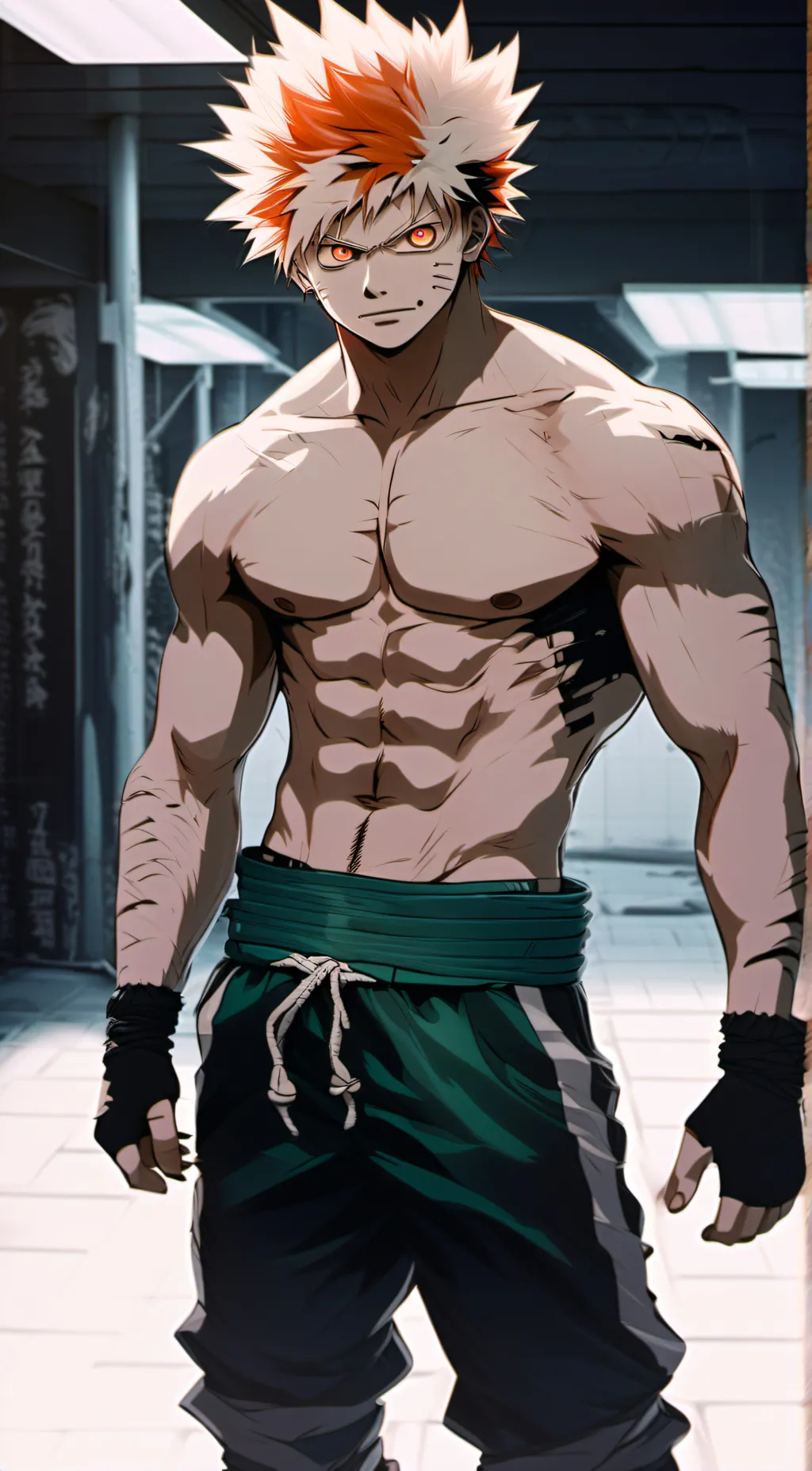 ai character: Katsuki bakugo #2 background