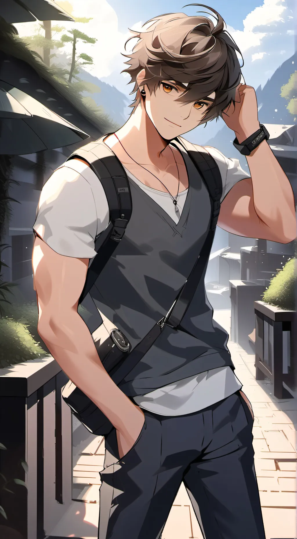 ai character: Craig  background