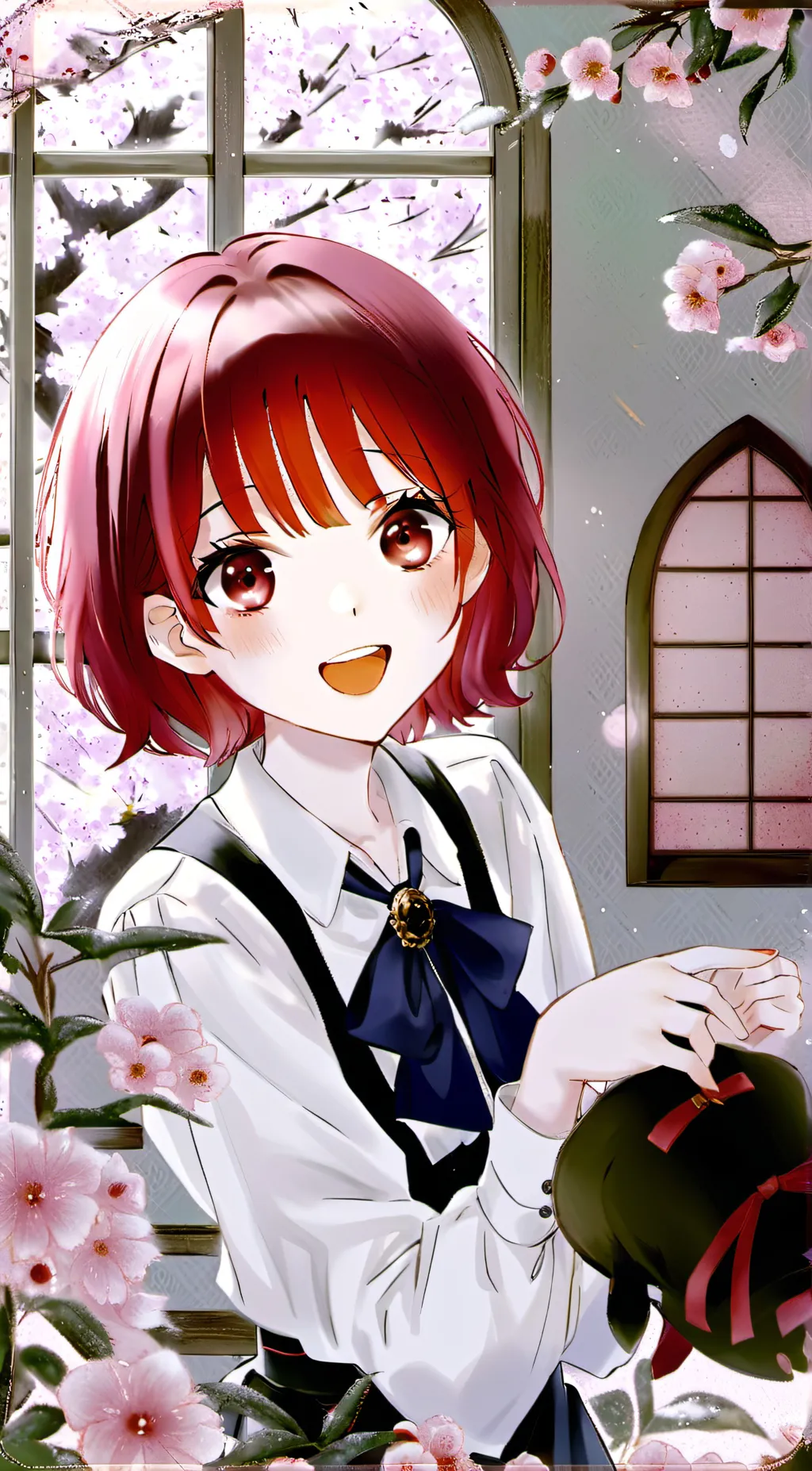 ai character: Kana Arima  background
