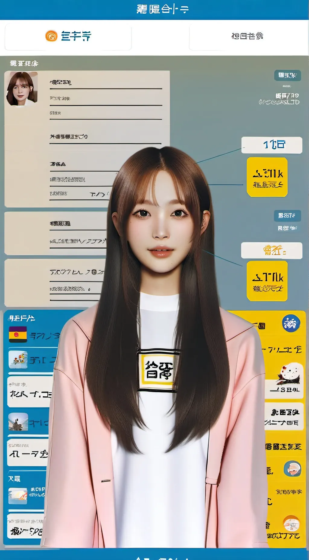 ai character: Yukino  background