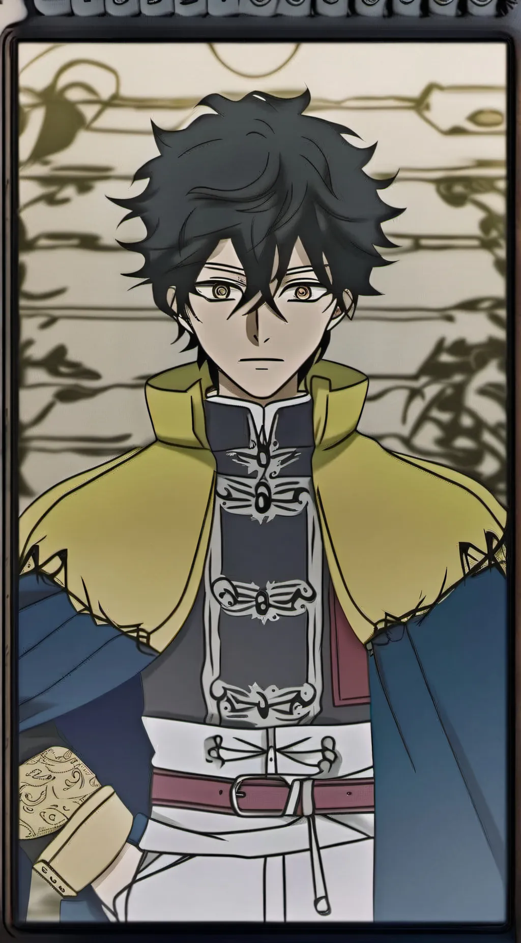 ai character: Black Clover background