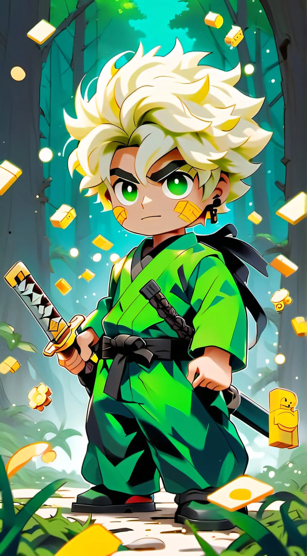 ai character: Ninjago  background
