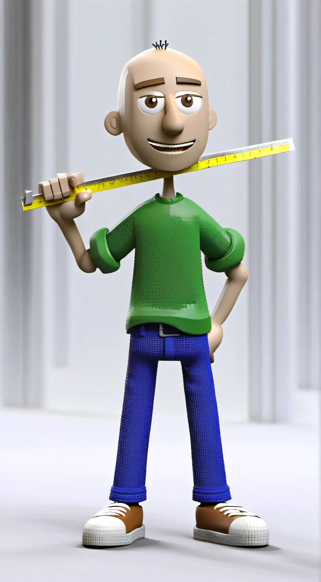 ai character: Baldi background