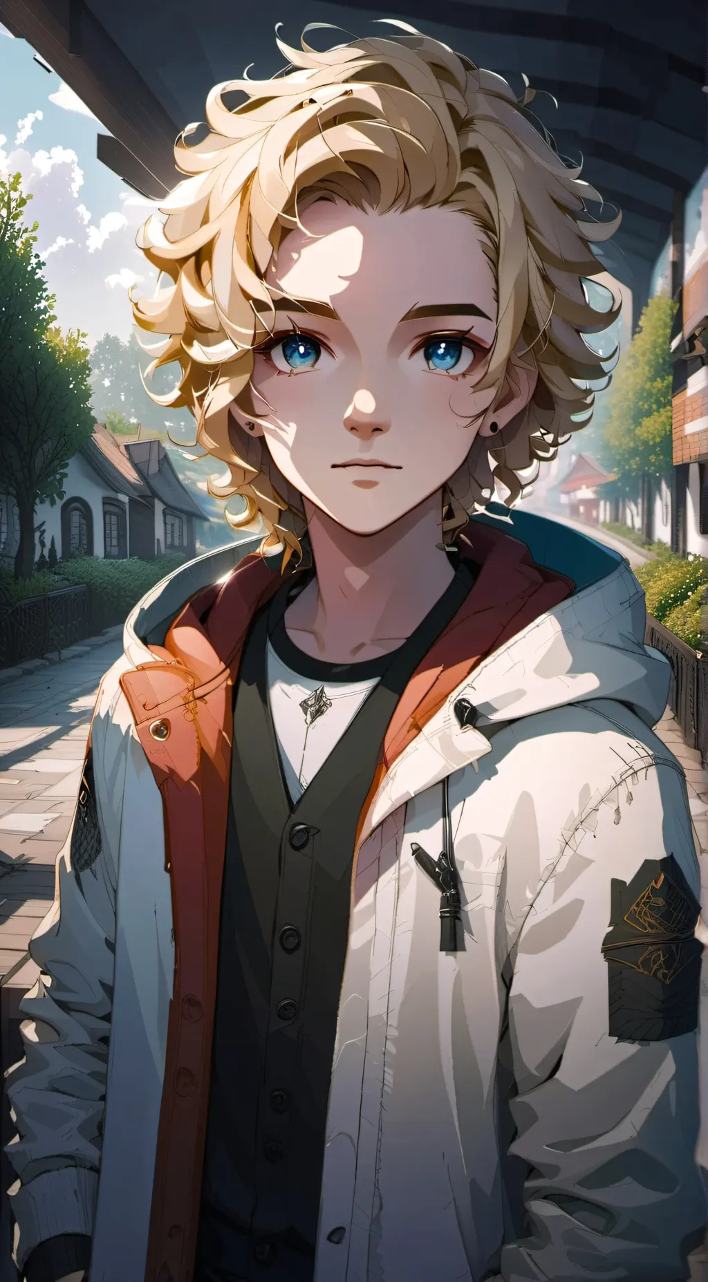 ai character: Kai  background