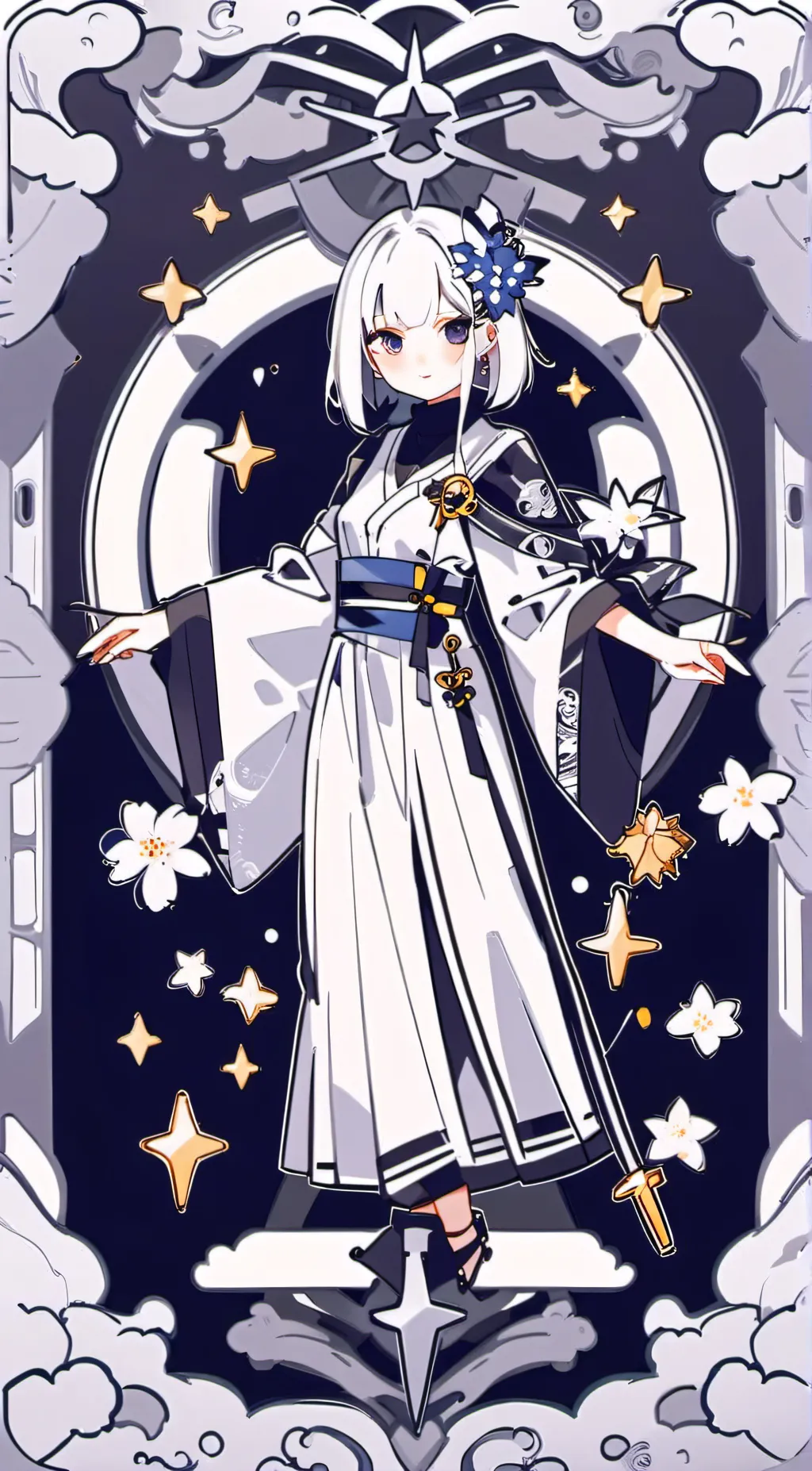 ai character: zip background