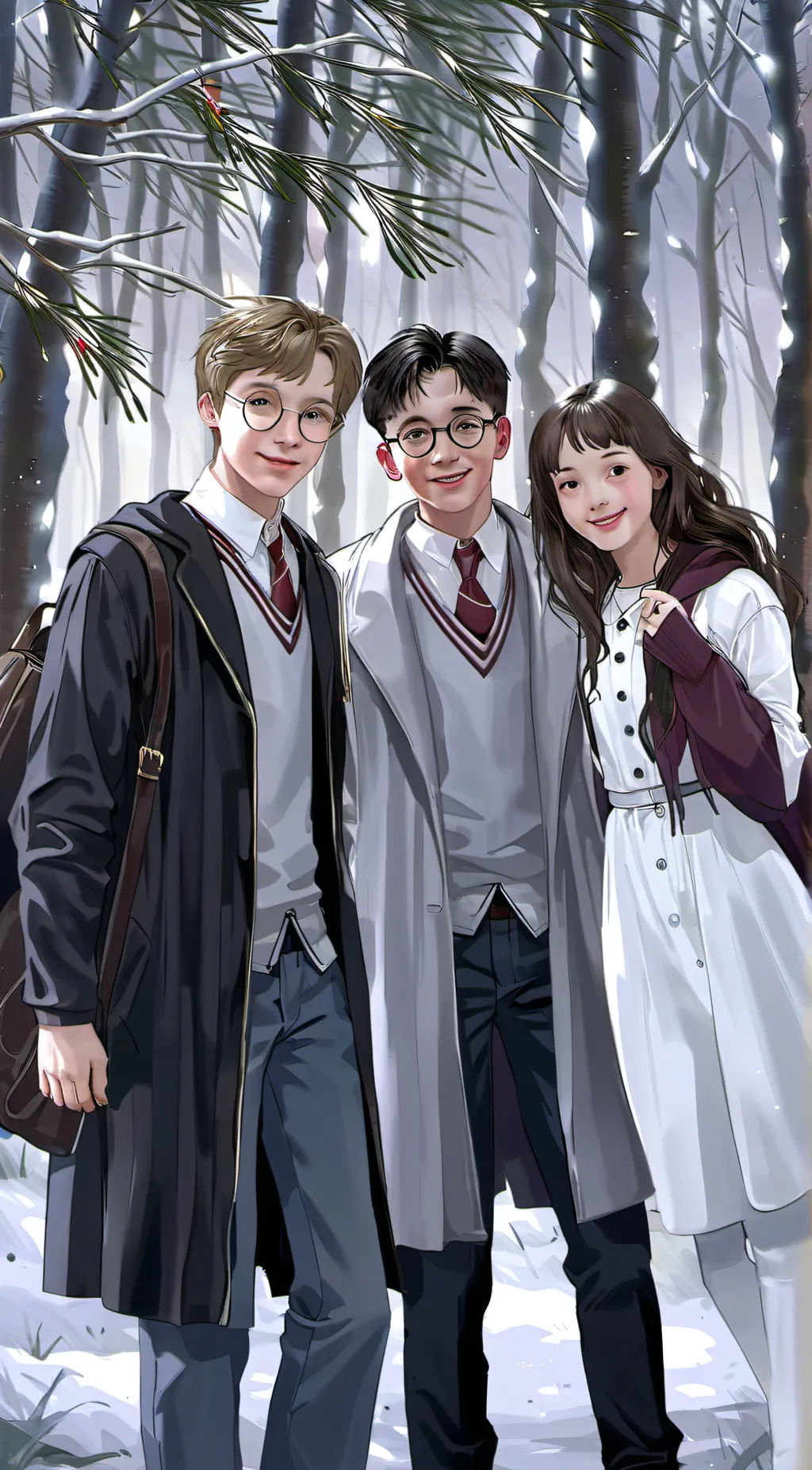 ai character: Golden Trio HP background