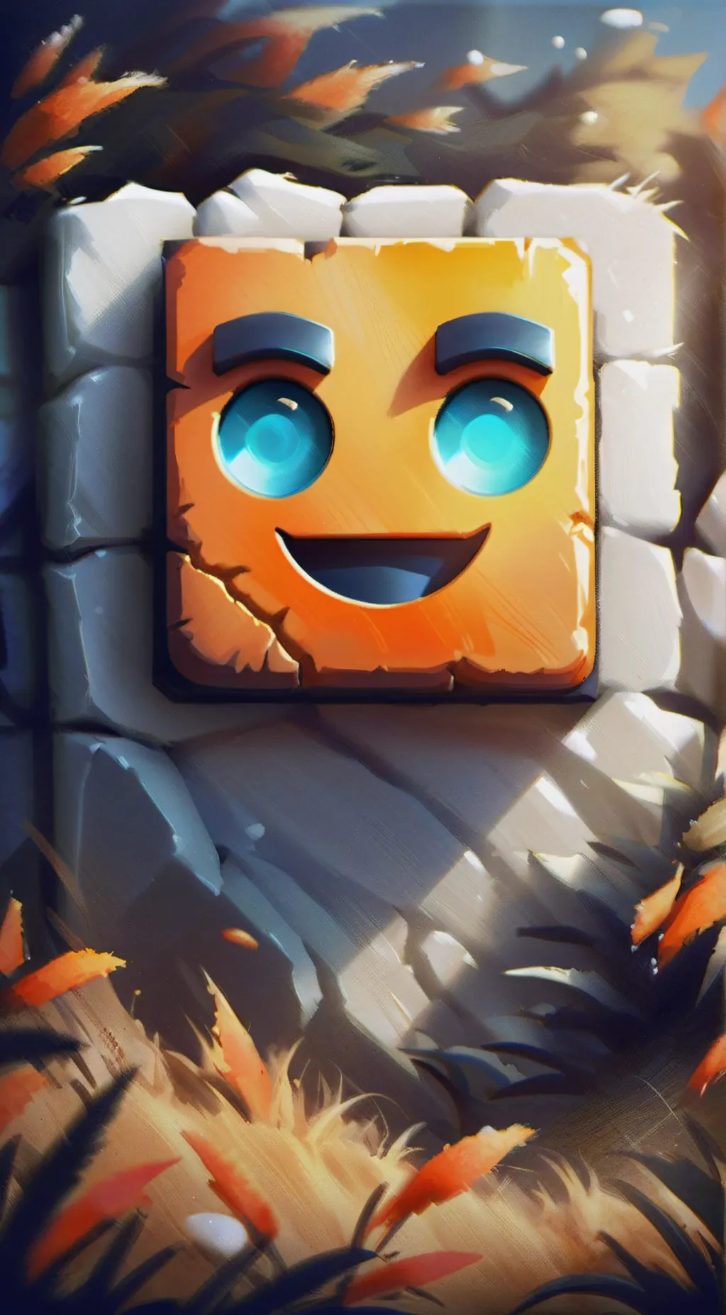 ai character: geometry dash background