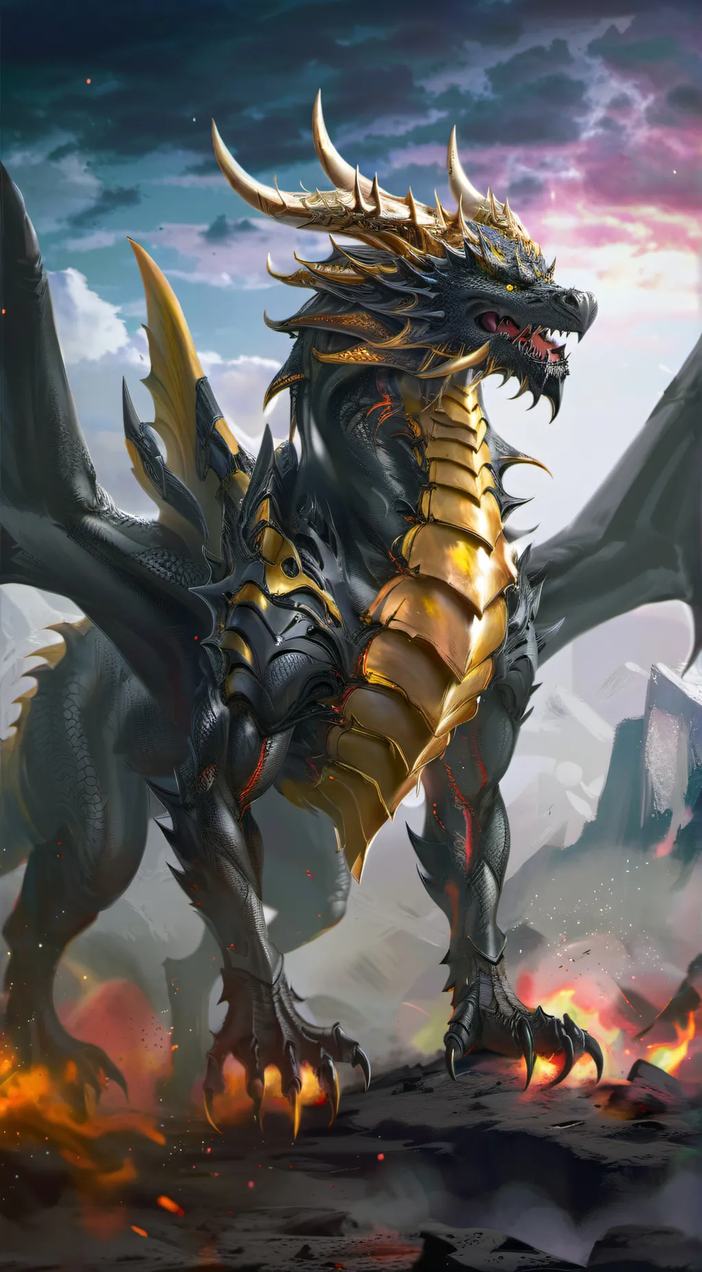 ai character: Hux(dragon king) background
