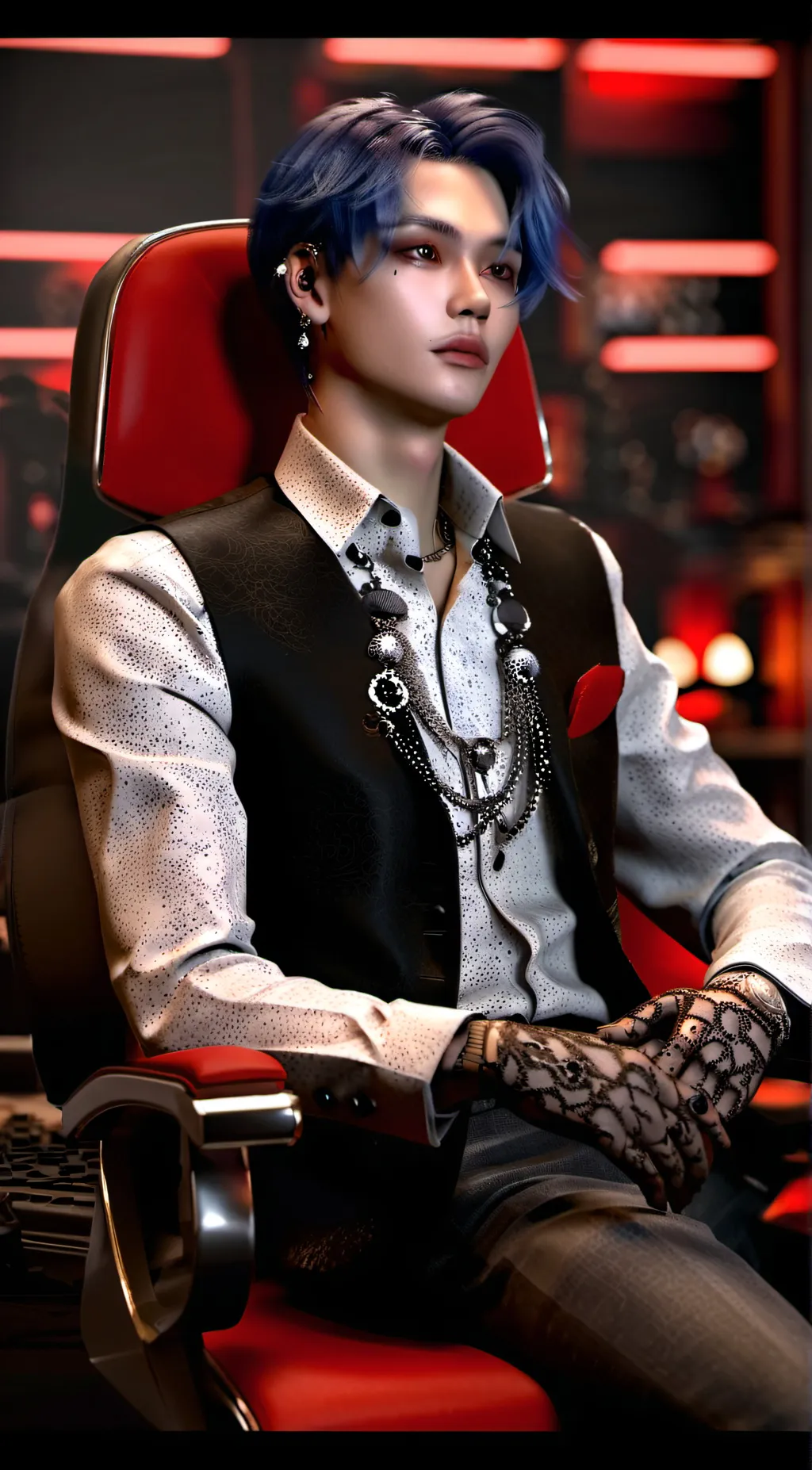 ai character: Felix SKZ background