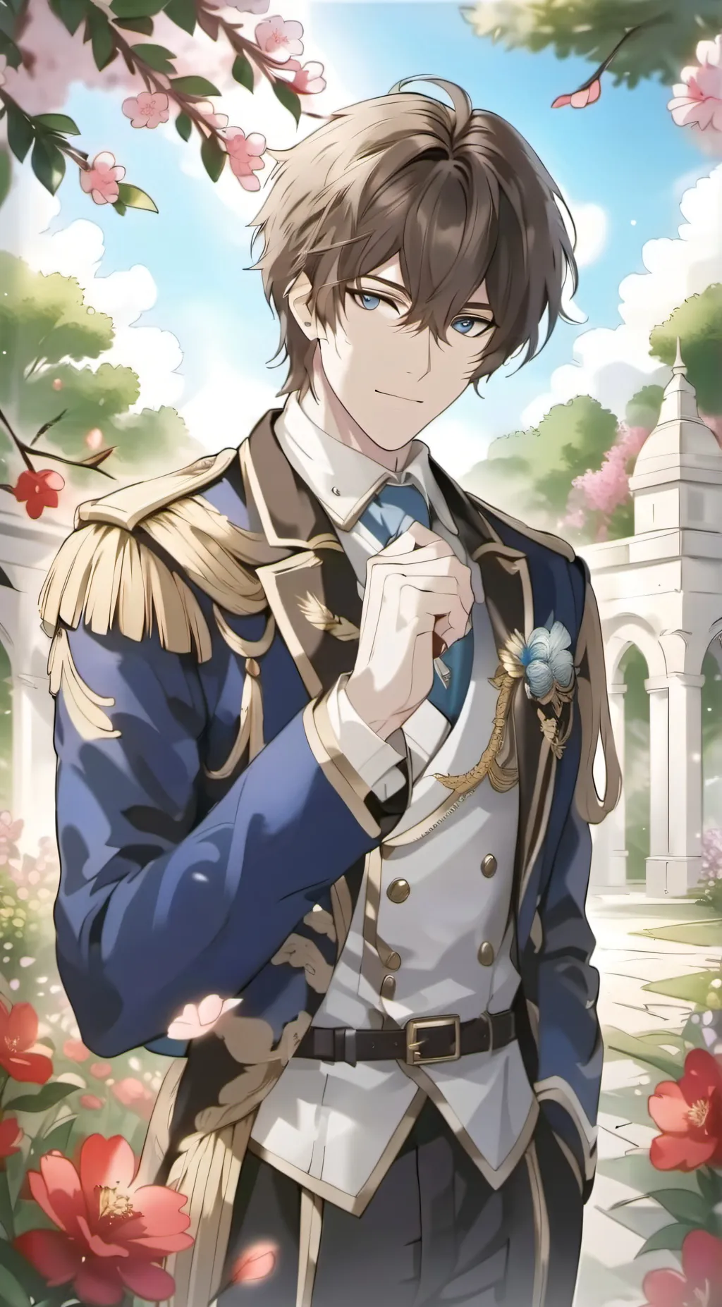 ai character: Mark background