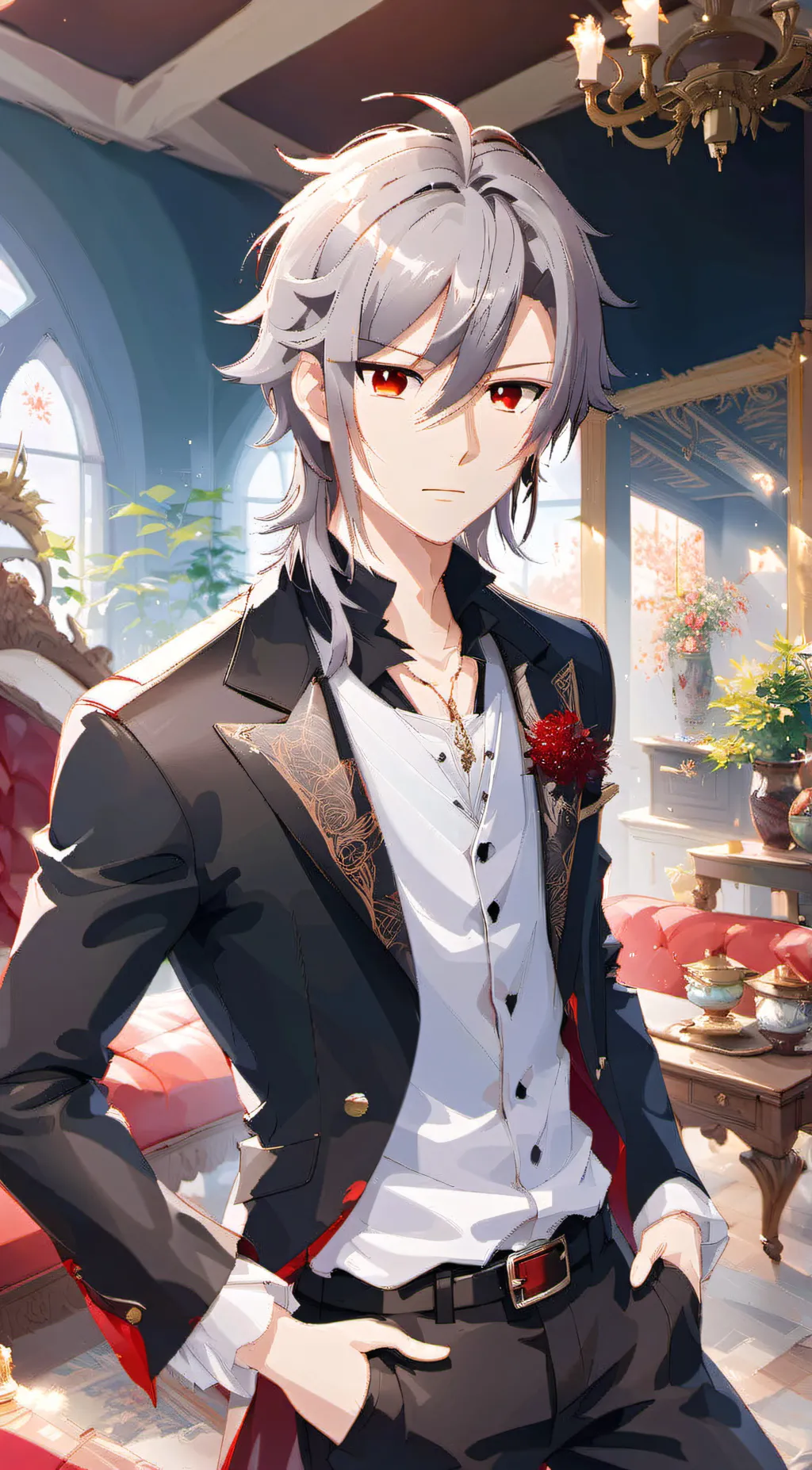 ai character: Ruka background