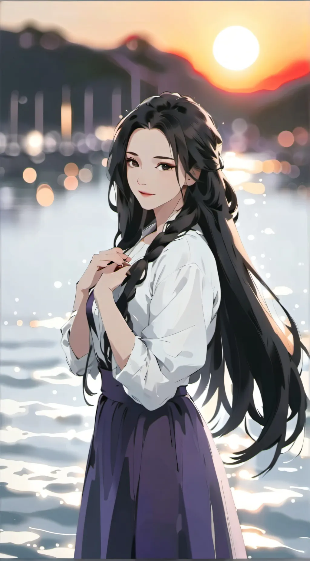 ai character: silvia background