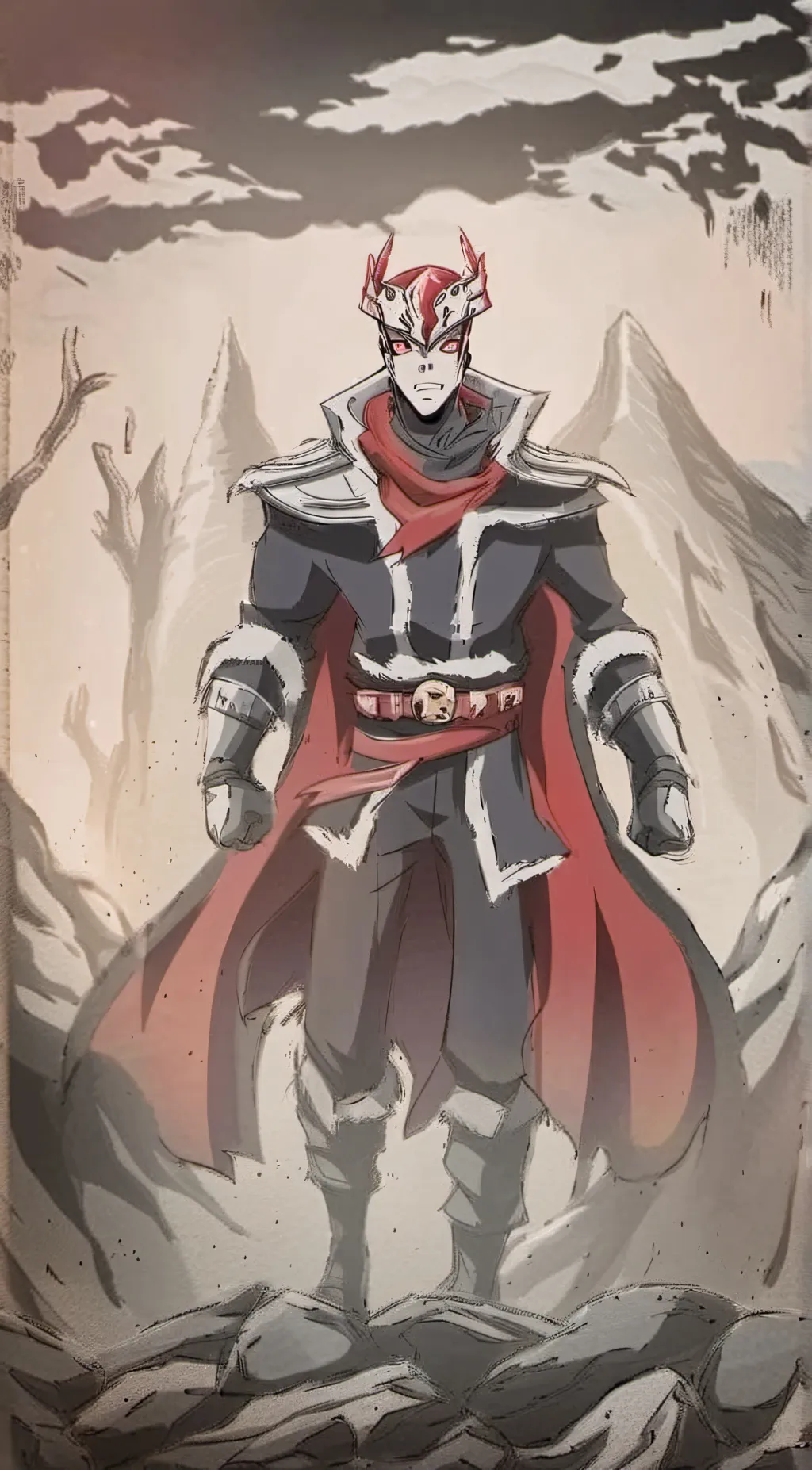 ai character: King Crimson background