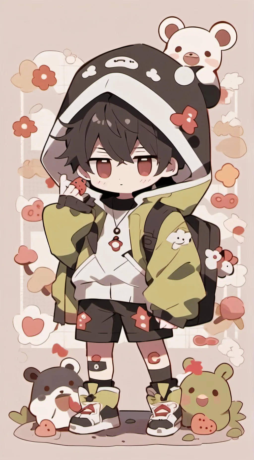 ai character: Shay background
