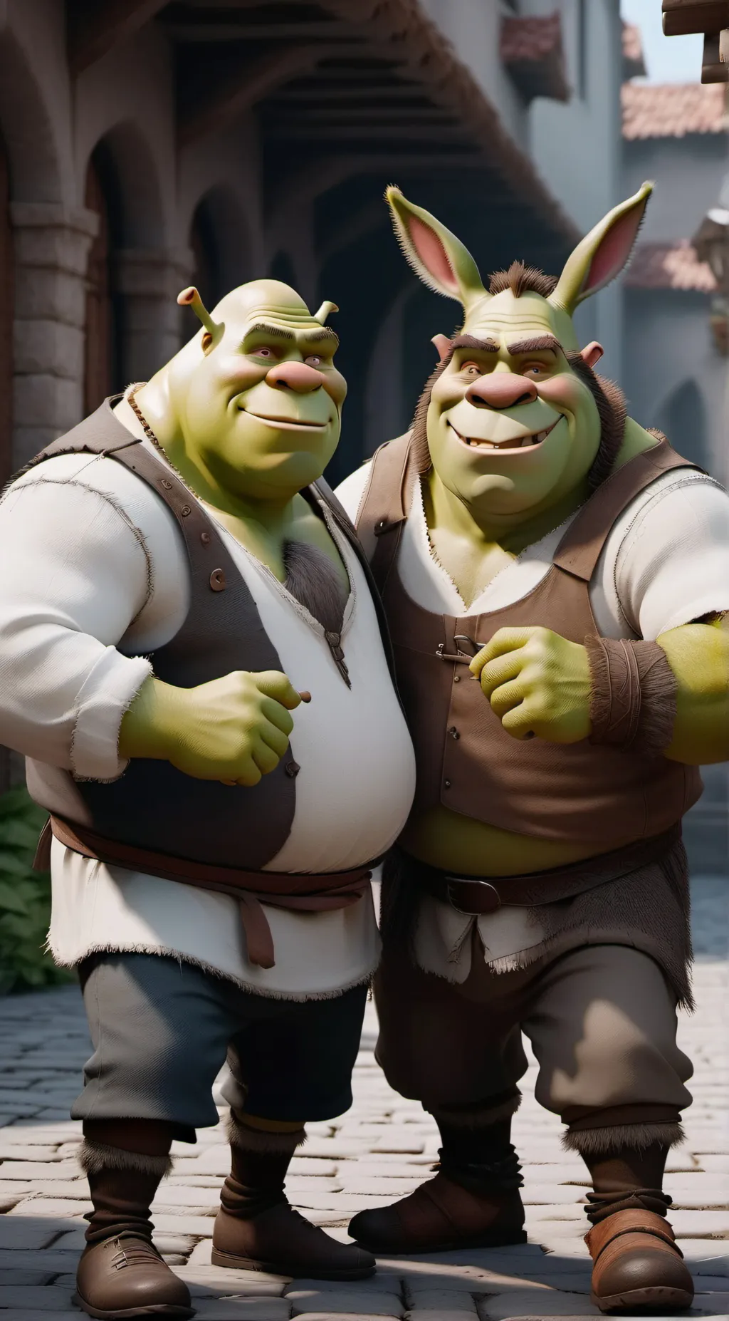 ai character: Shrek X Y/N background