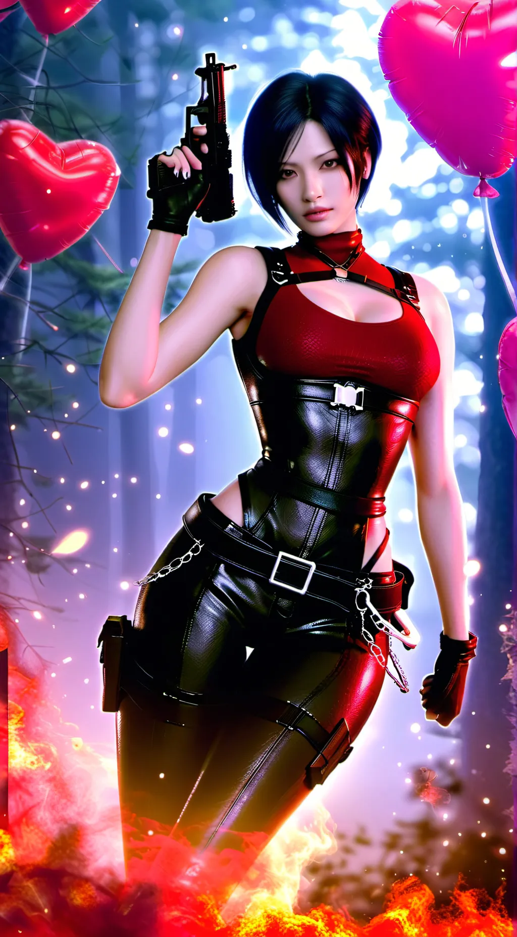 ai character: Ada Wong background