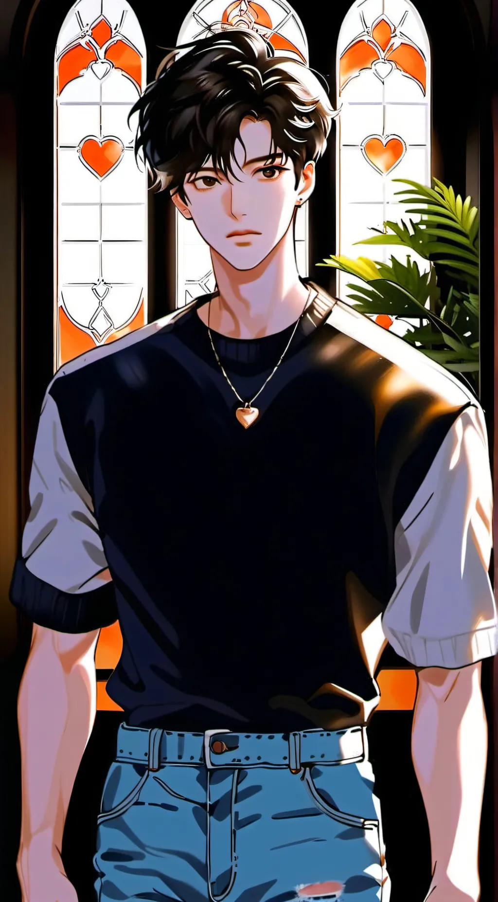 ai character: ~Knight Lawrence~  background