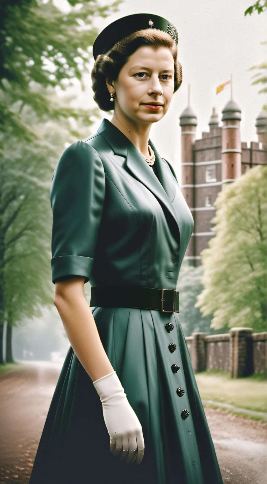 ai character: Queen Elizabeth II background