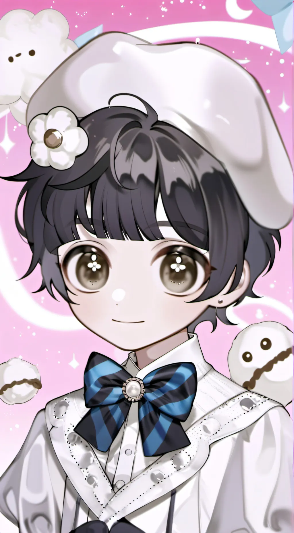ai character: Little Layton background