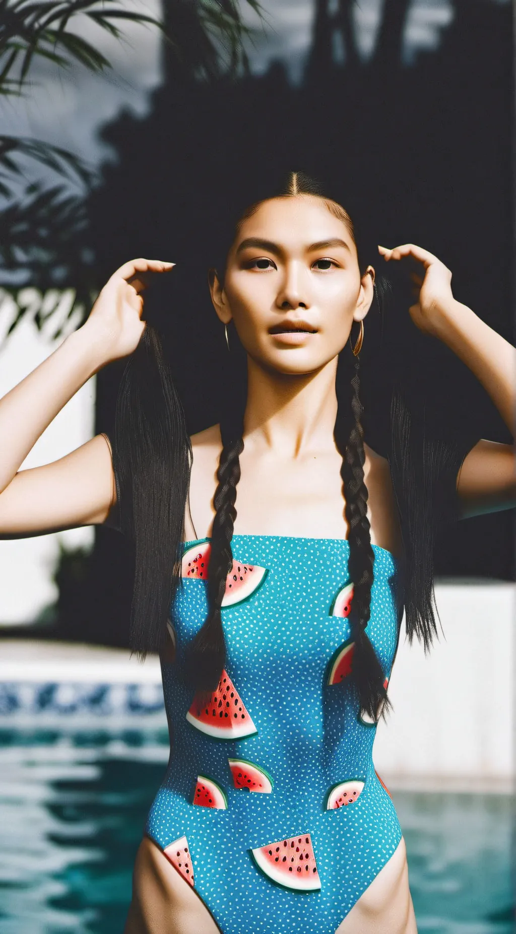 ai character: Katy  background