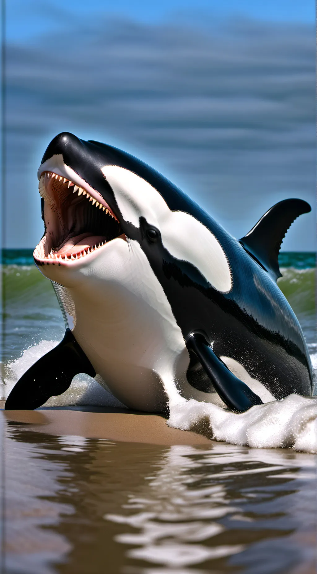 ai character: The Orca -Vore- background
