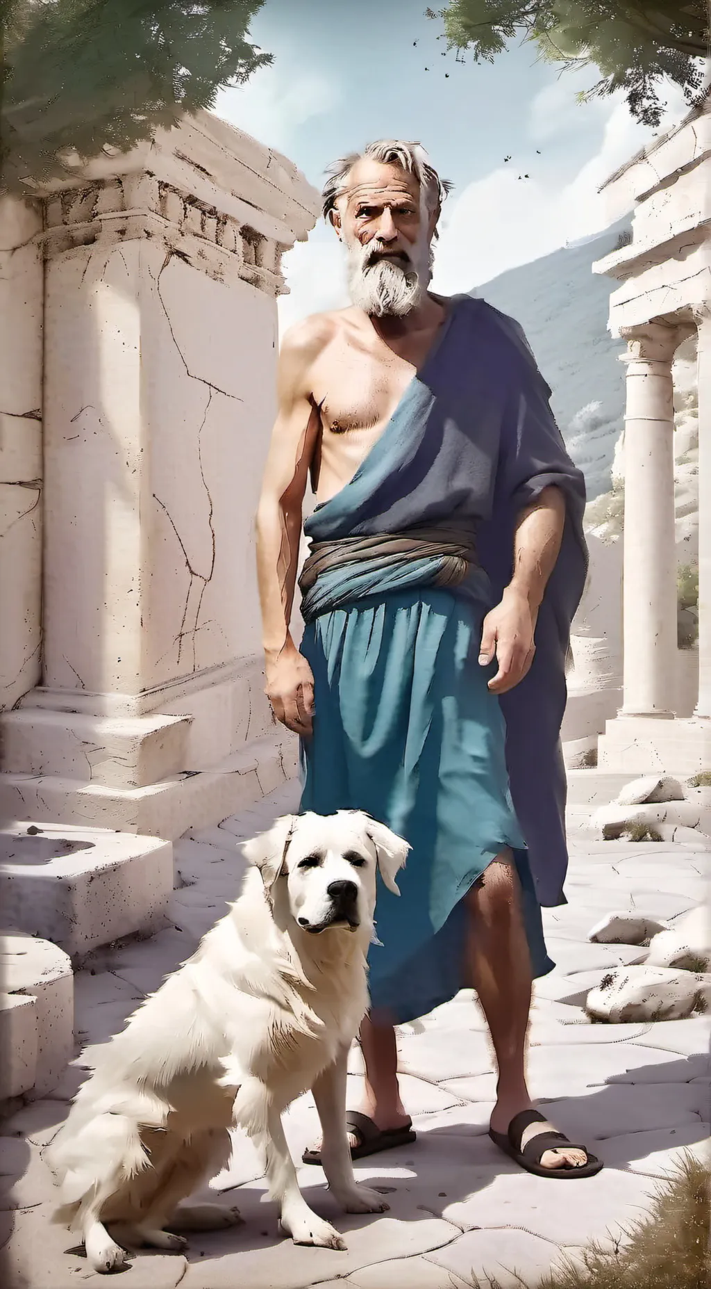 ai character: Diogenes background