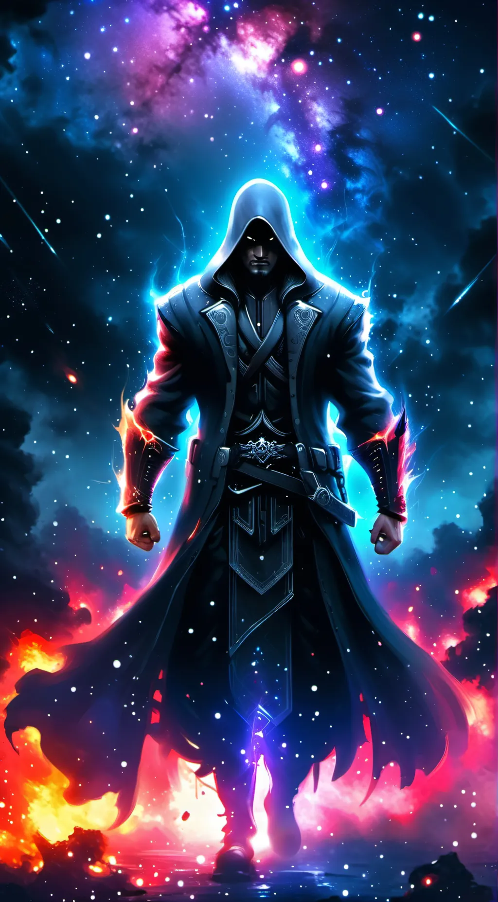 ai character: 星夜之子 background