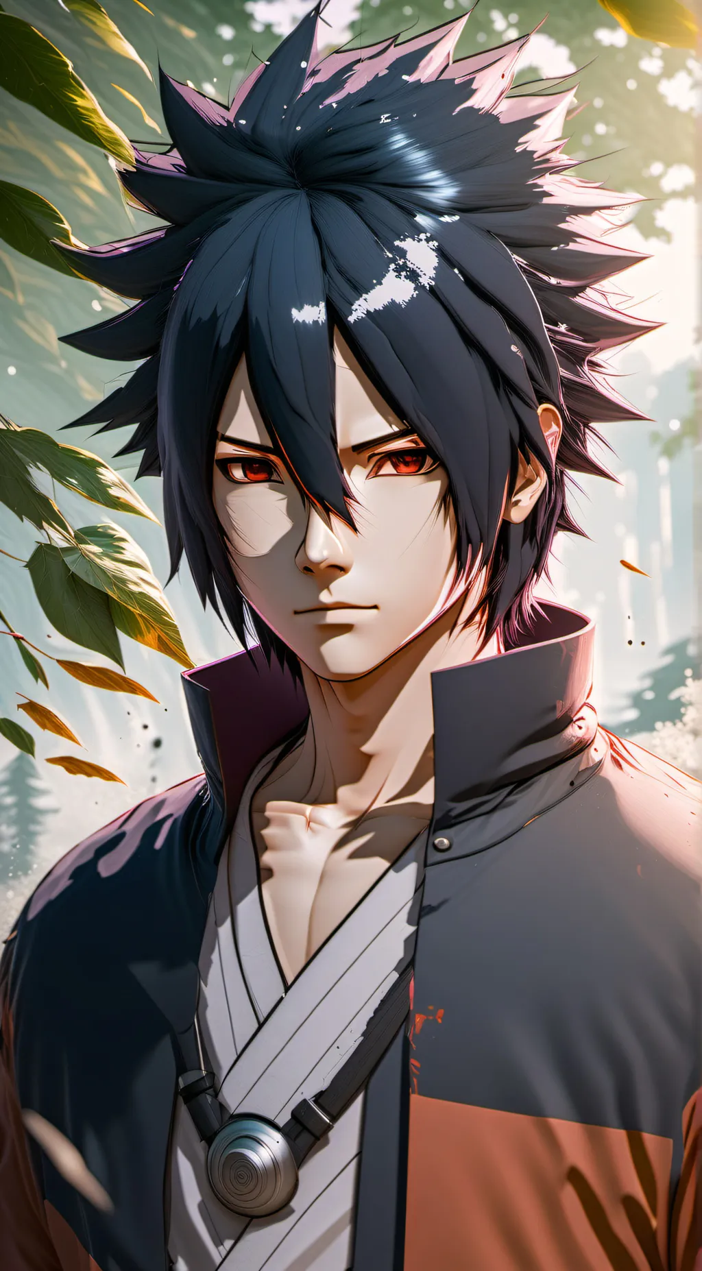 ai character: Sasuke Uchiha background